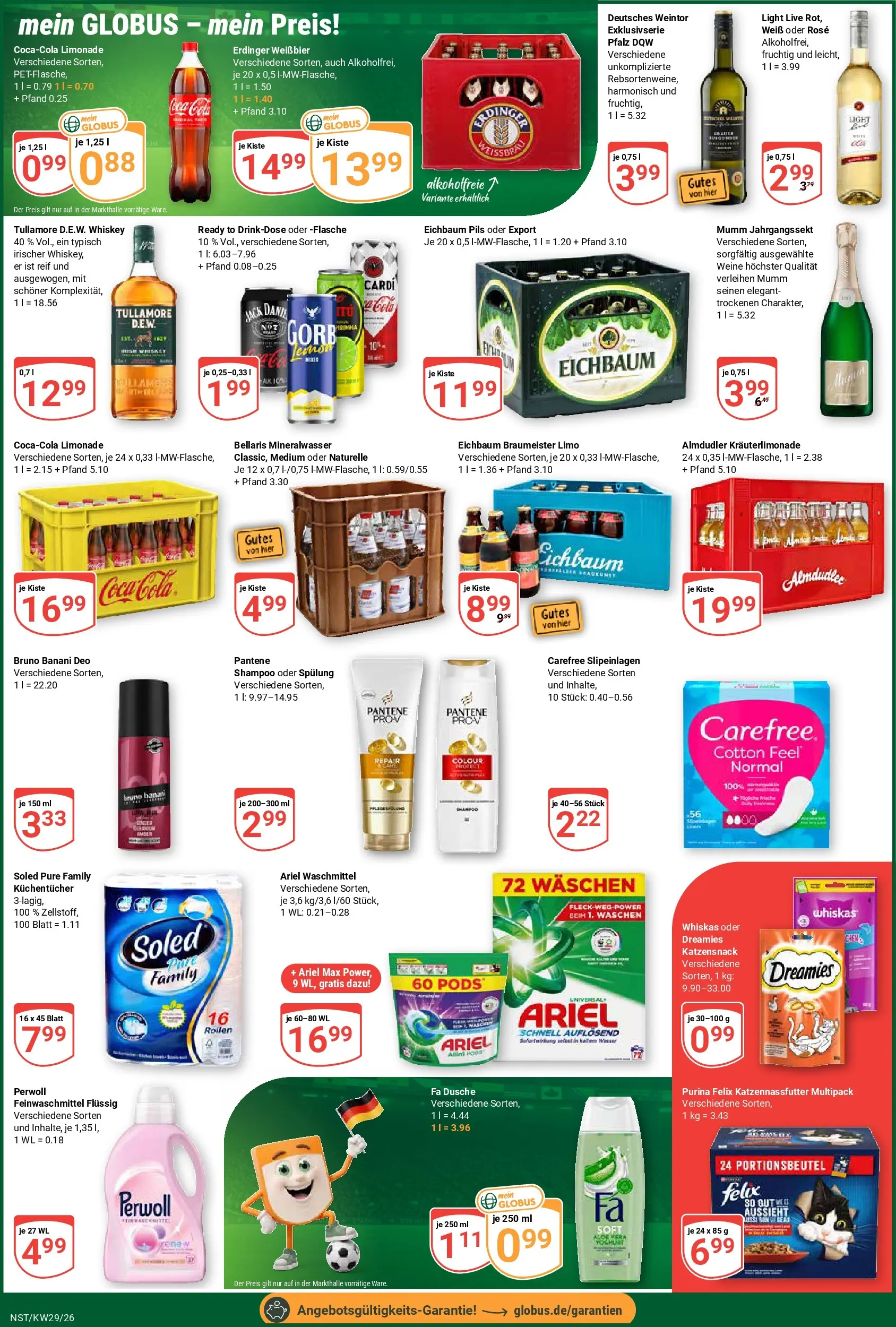 Globus Prospekt Neustadt (ab 13.07.2026) » Angebote online | Seite: 5 | Produkte: Erdinger, Dusche, Pils, Whiskey