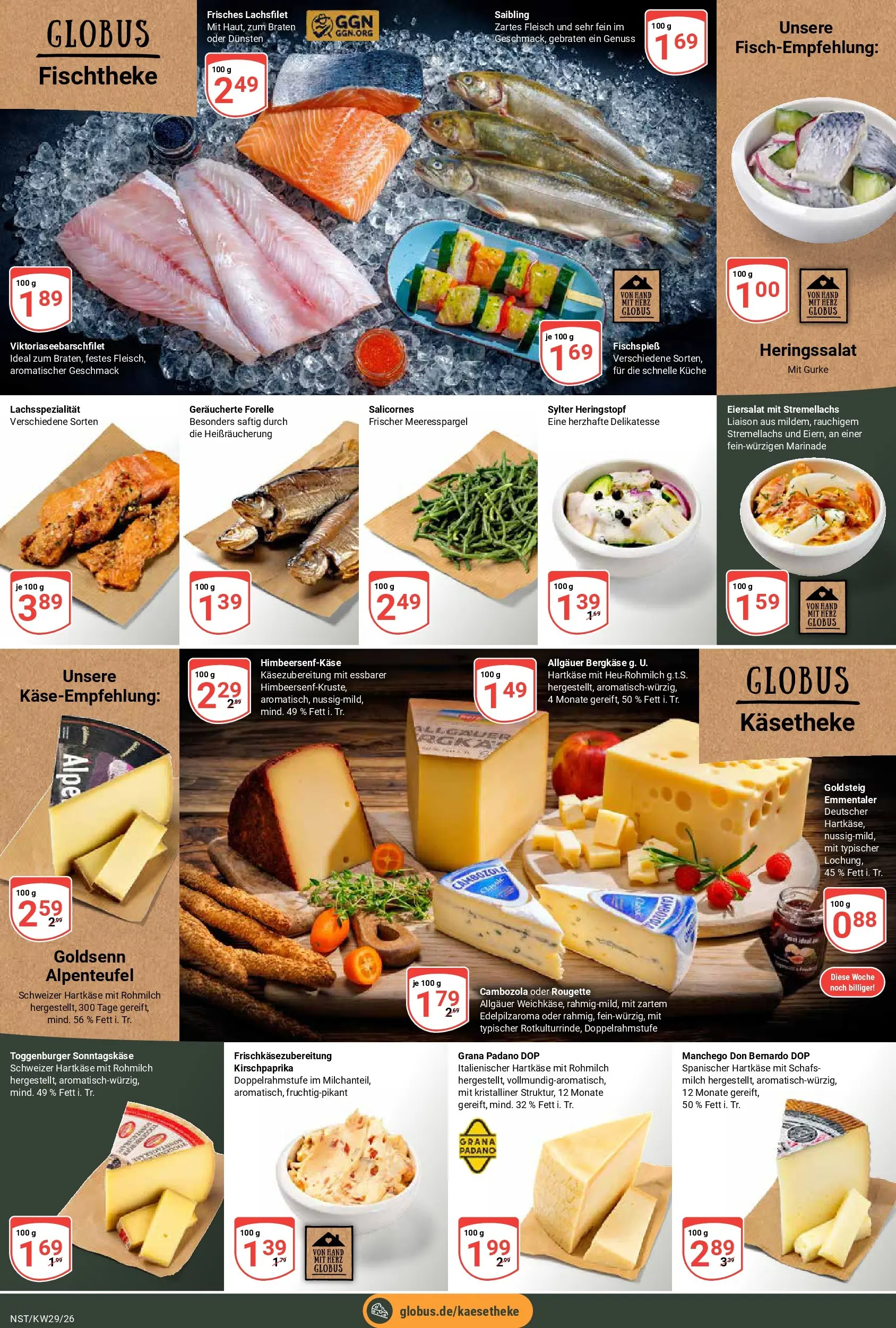 Globus Prospekt Neustadt (ab 13.07.2026) » Angebote online | Seite: 10 | Produkte: Milch, Küche, Fleisch