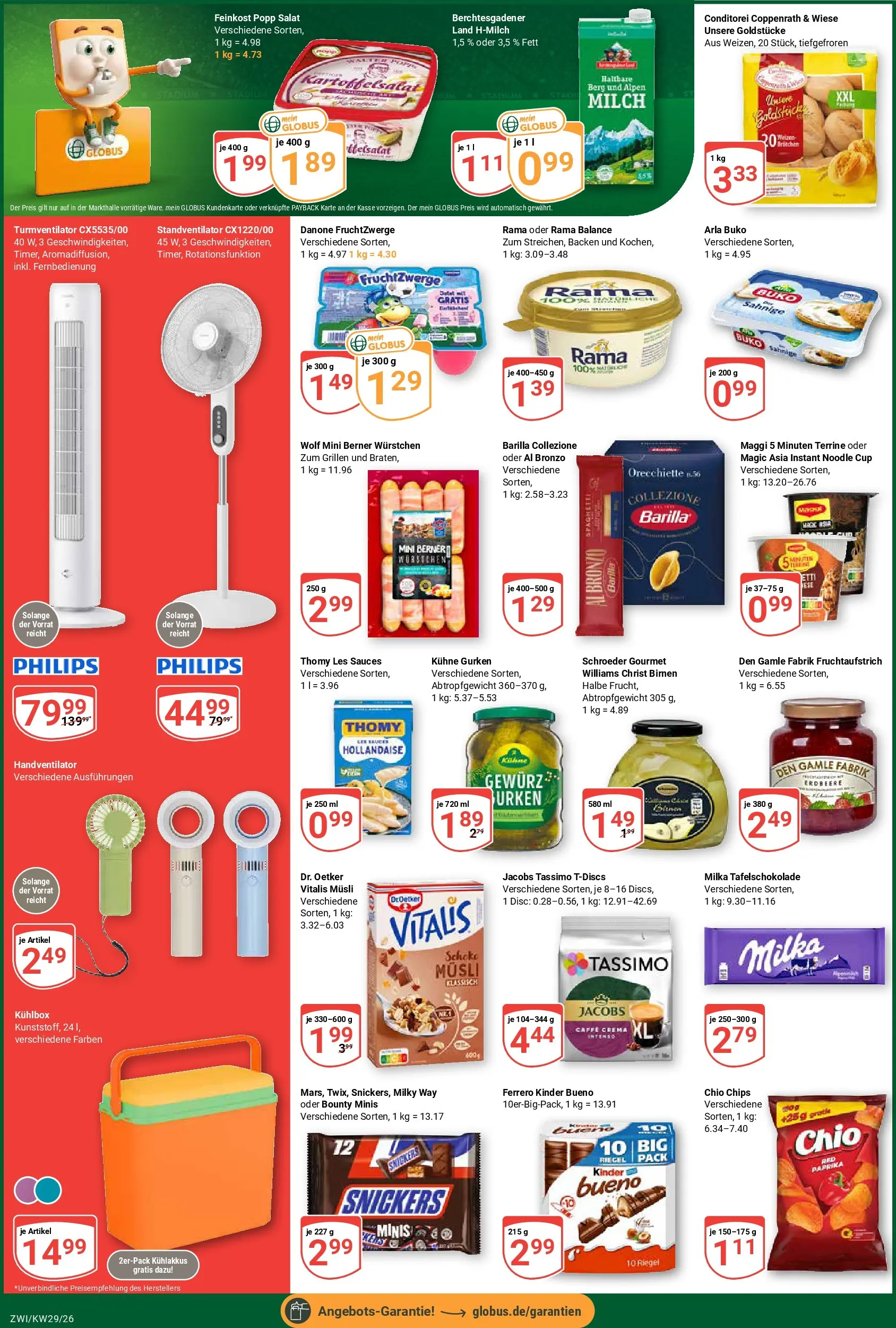 Globus Prospekt Zwickau (ab 13.07.2026) » Angebote online | Seite: 2 | Produkte: Musli, Paprika, Chips, Salat