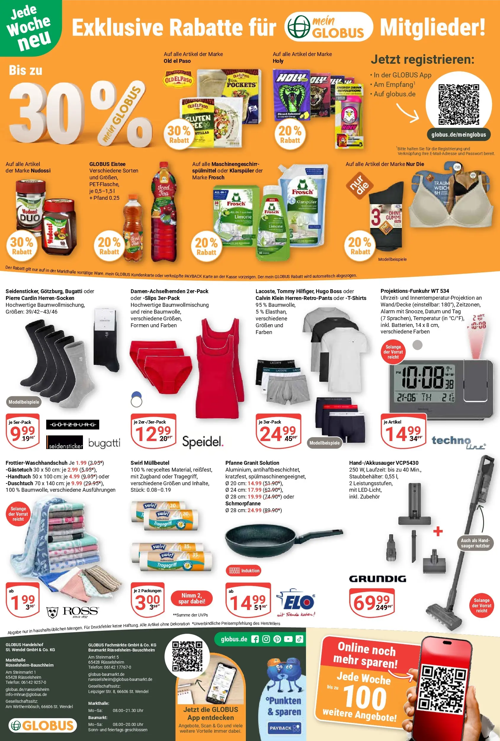 Globus Prospekt Rüsselsheim (ab 13.07.2026) » Angebote online | Seite: 32 | Produkte: Energy, Hugo, Telefon, Uhr