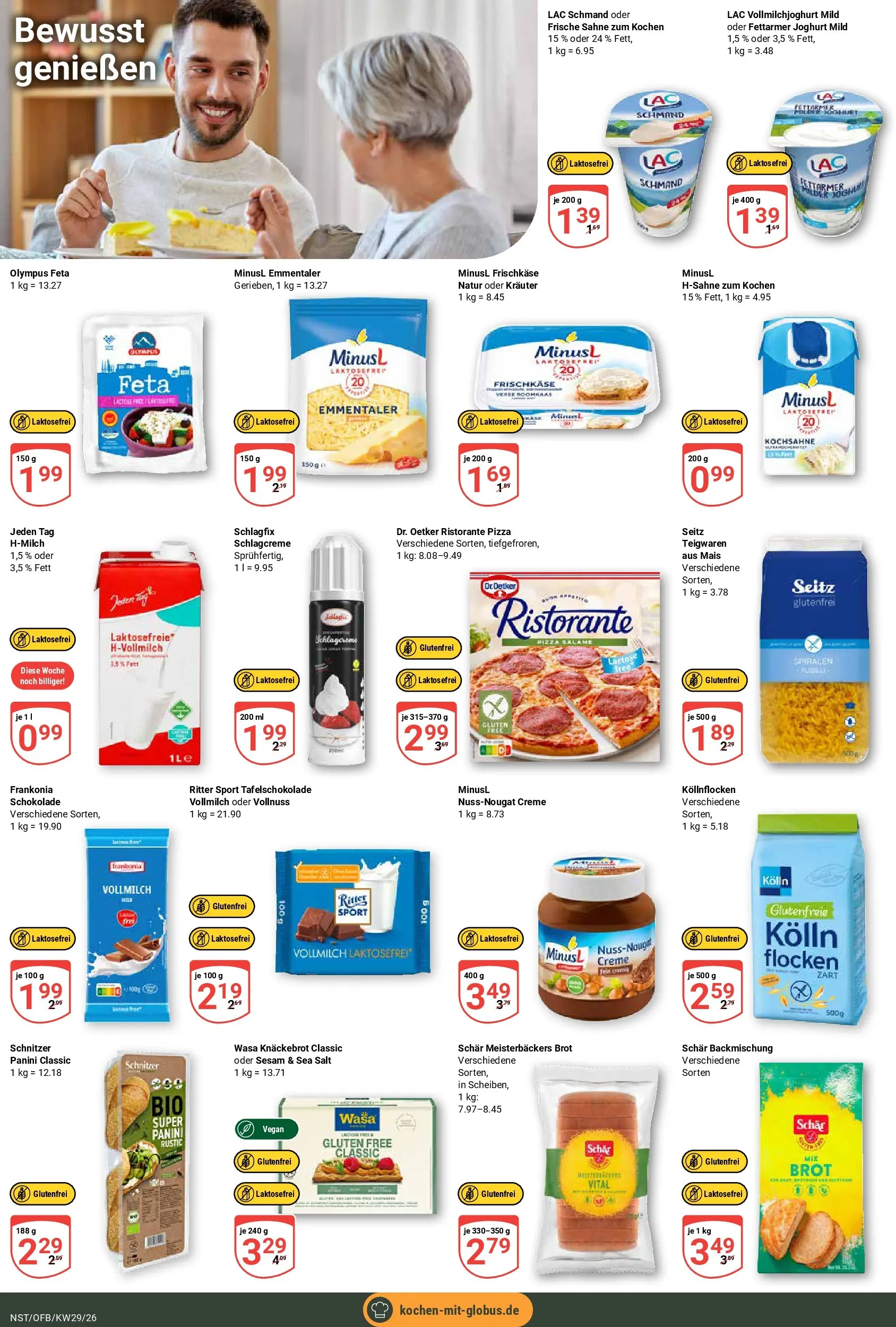 Globus Prospekt Neustadt (ab 13.07.2026) » Angebote online | Seite: 14 | Produkte: Kolln, Joghurt, Brot, Frischkase