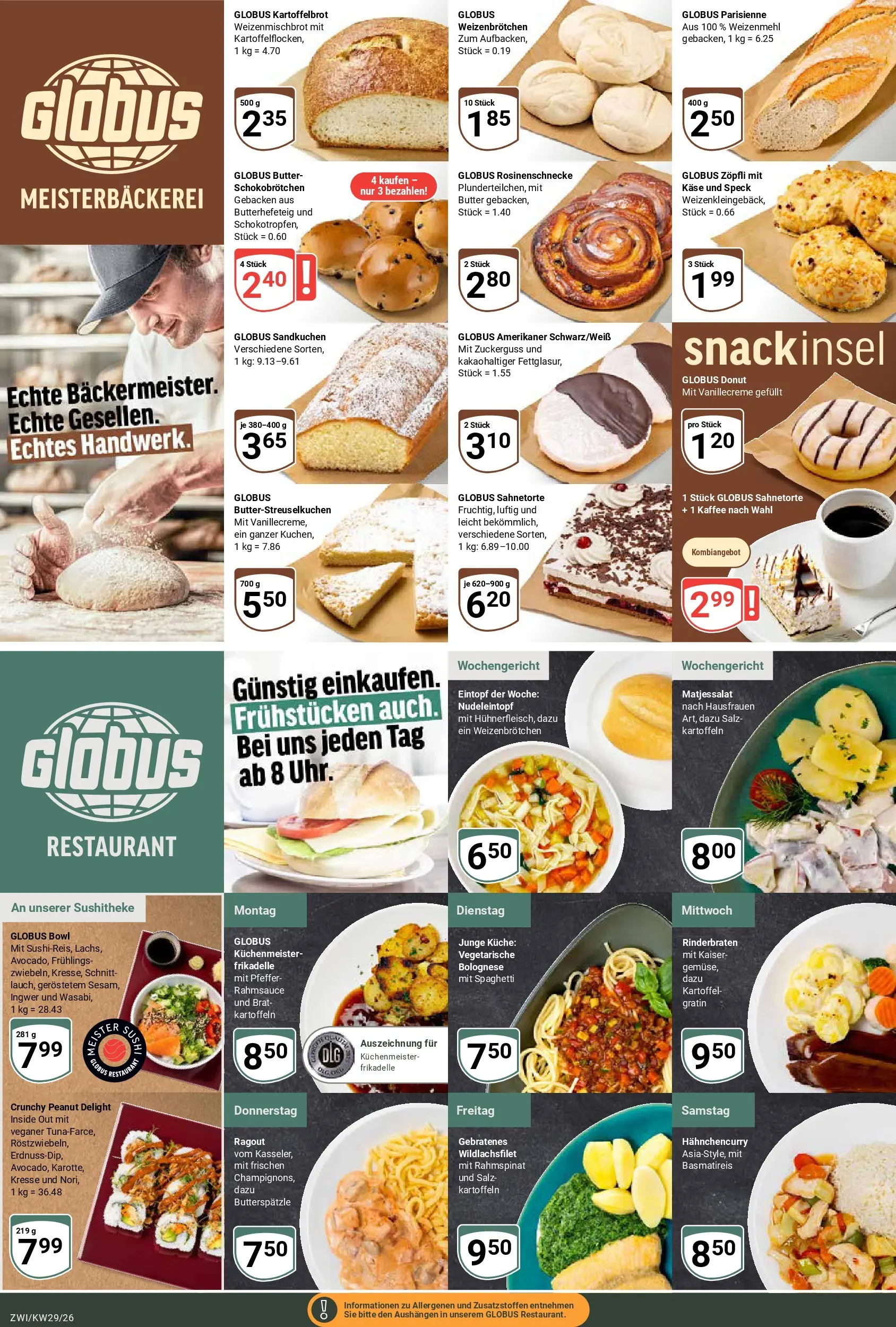 Globus Prospekt Zwickau (ab 13.07.2026) » Angebote online | Seite: 6 | Produkte: Käse, Weizenmehl, Salz, Pfeffer