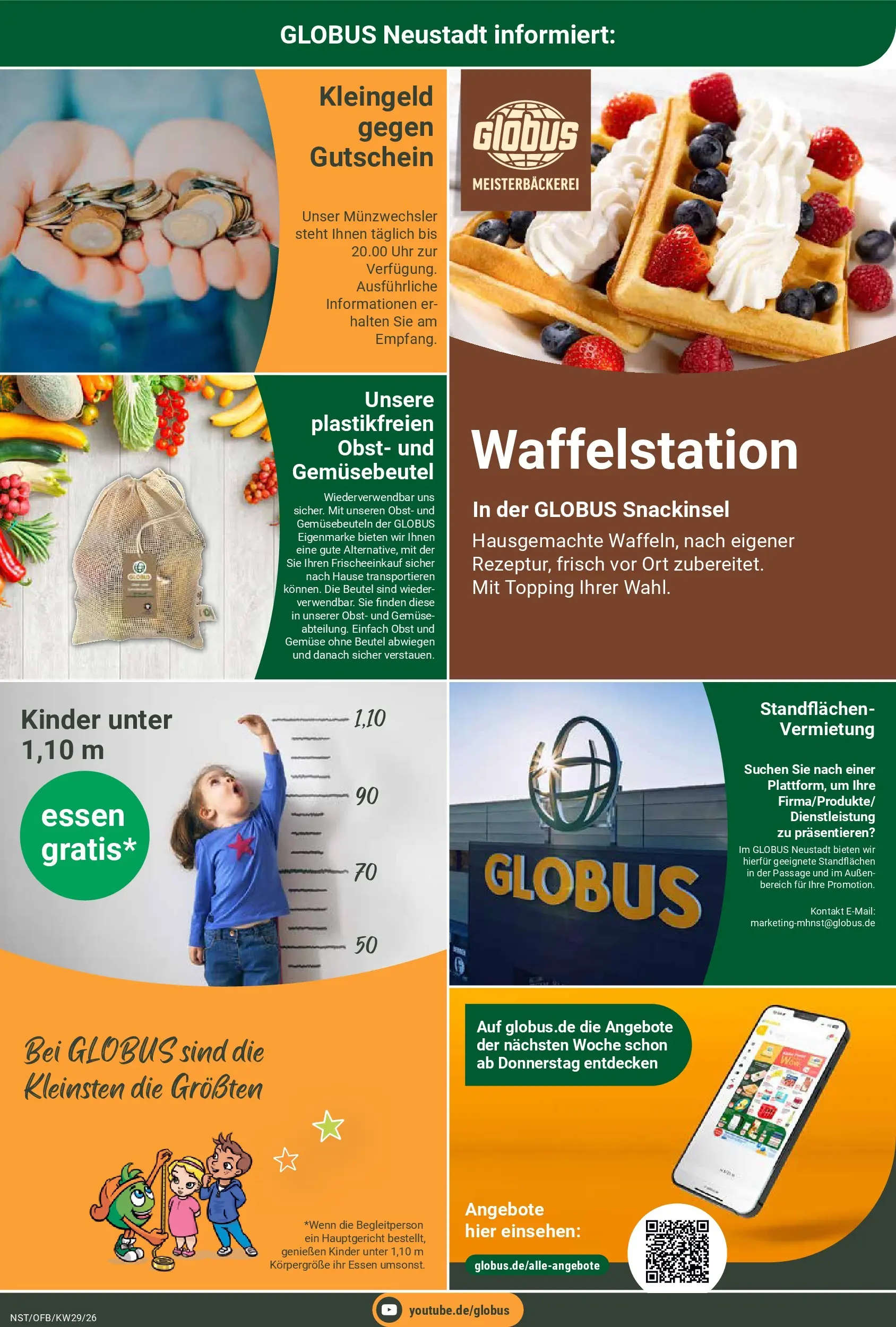 Globus Prospekt Neustadt (ab 13.07.2026) » Angebote online | Seite: 26 | Produkte: Gemüse, Obst, Uhr