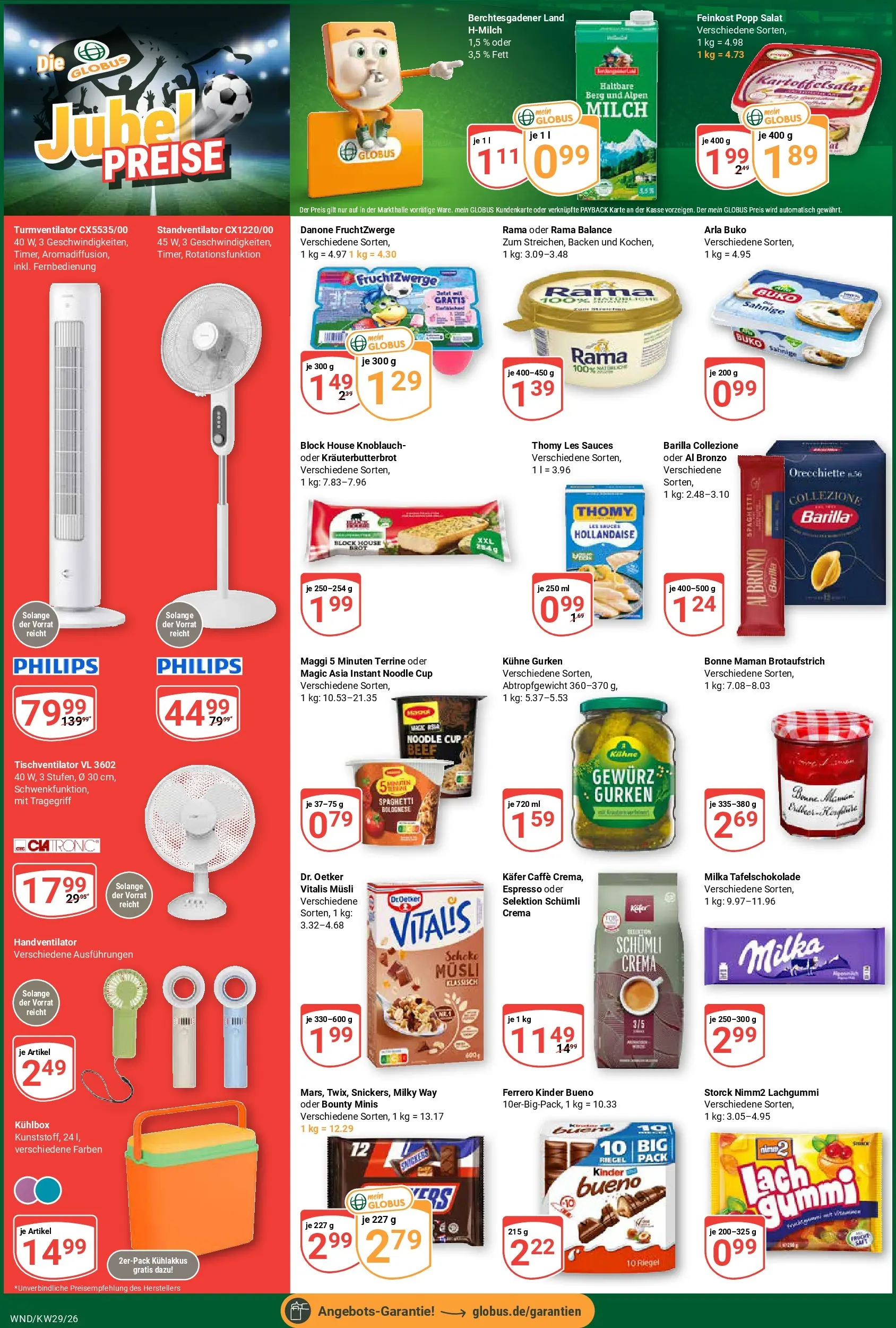 Globus Prospekt St. Wendel (ab 13.07.2026) » Angebote online | Seite: 2 | Produkte: Rama, Kinder bueno, Bonne maman, Maggi 5 minuten terrine
