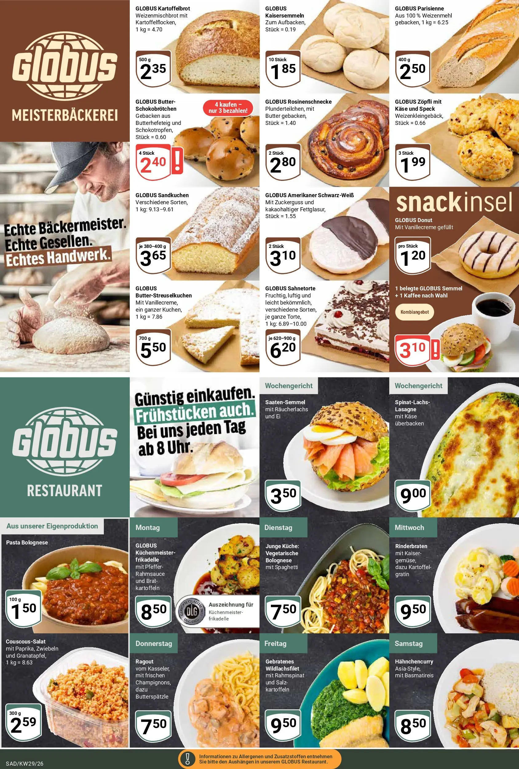 Globus Prospekt Schwandorf (ab 13.07.2026) » Angebote online | Seite: 6 | Produkte: Basmatireis, Zwiebeln, Salz, Pfeffer