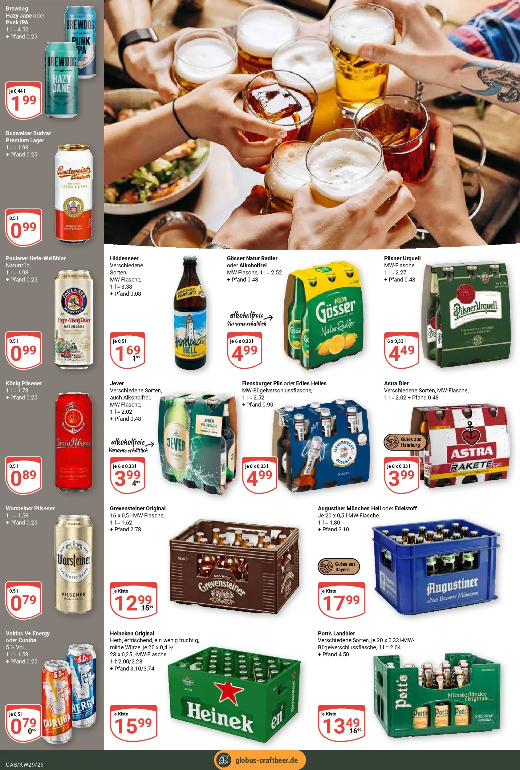 Globus Prospekt Castrop-Rauxel (ab 13.07.2026) » Angebote online | Seite: 21 | Produkte: Energy, Bier, Pilsner urquell, Jever