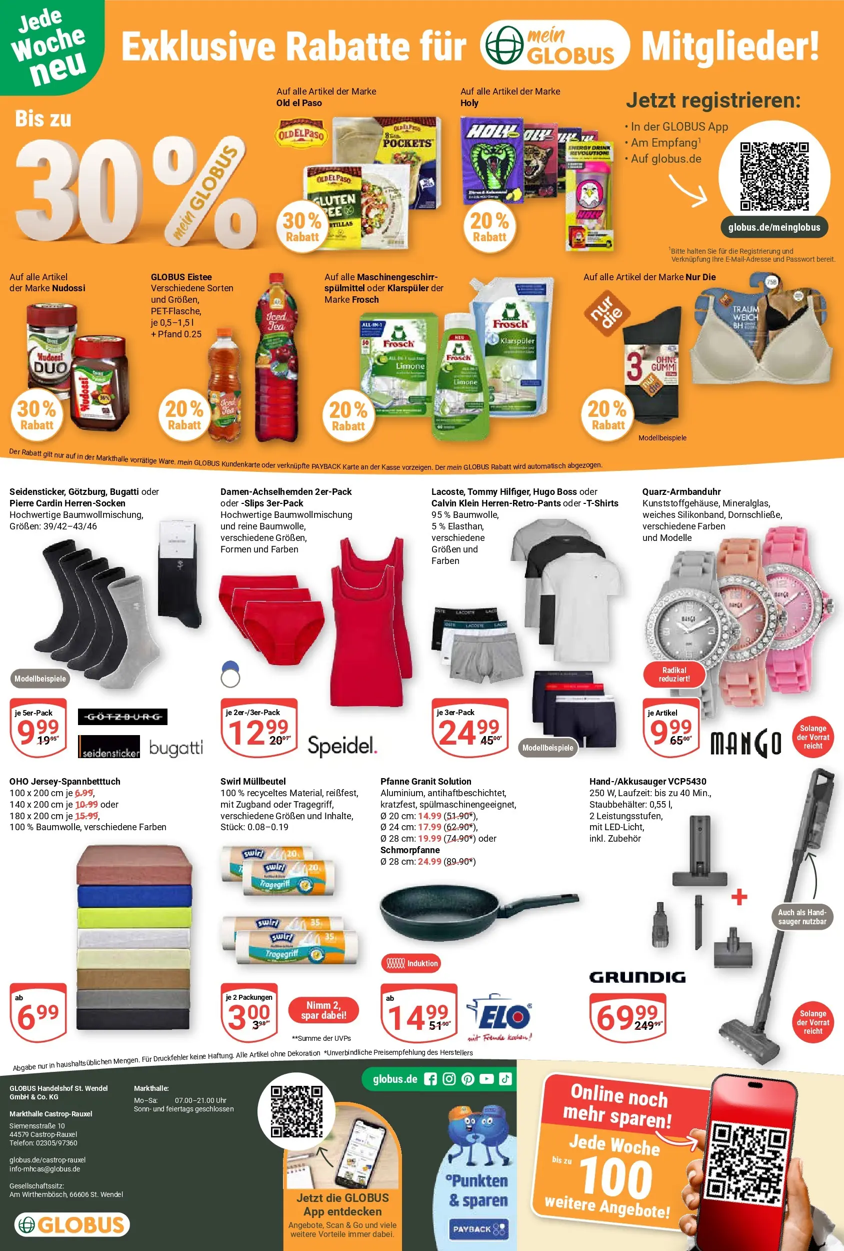 Globus Prospekt Castrop-Rauxel (ab 13.07.2026) » Angebote online | Seite: 29 | Produkte: Energy, Klarspüler, Telefon, Uhr