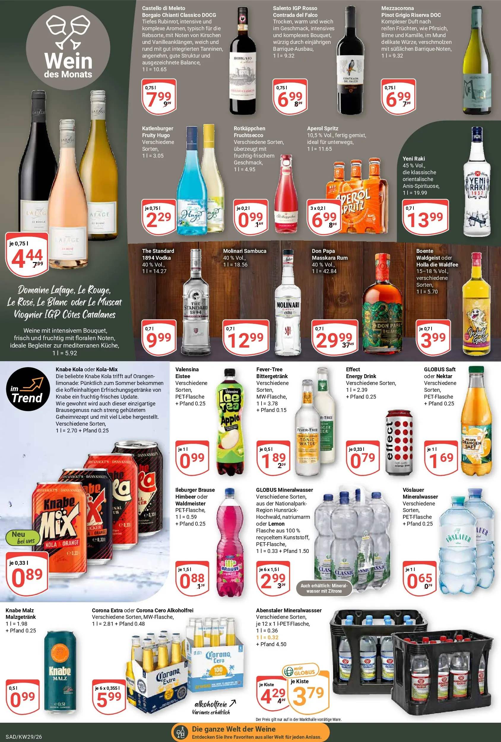 Globus Prospekt Schwandorf (ab 13.07.2026) » Angebote online | Seite: 16 | Produkte: Energy, Orangen, Apple, Birne