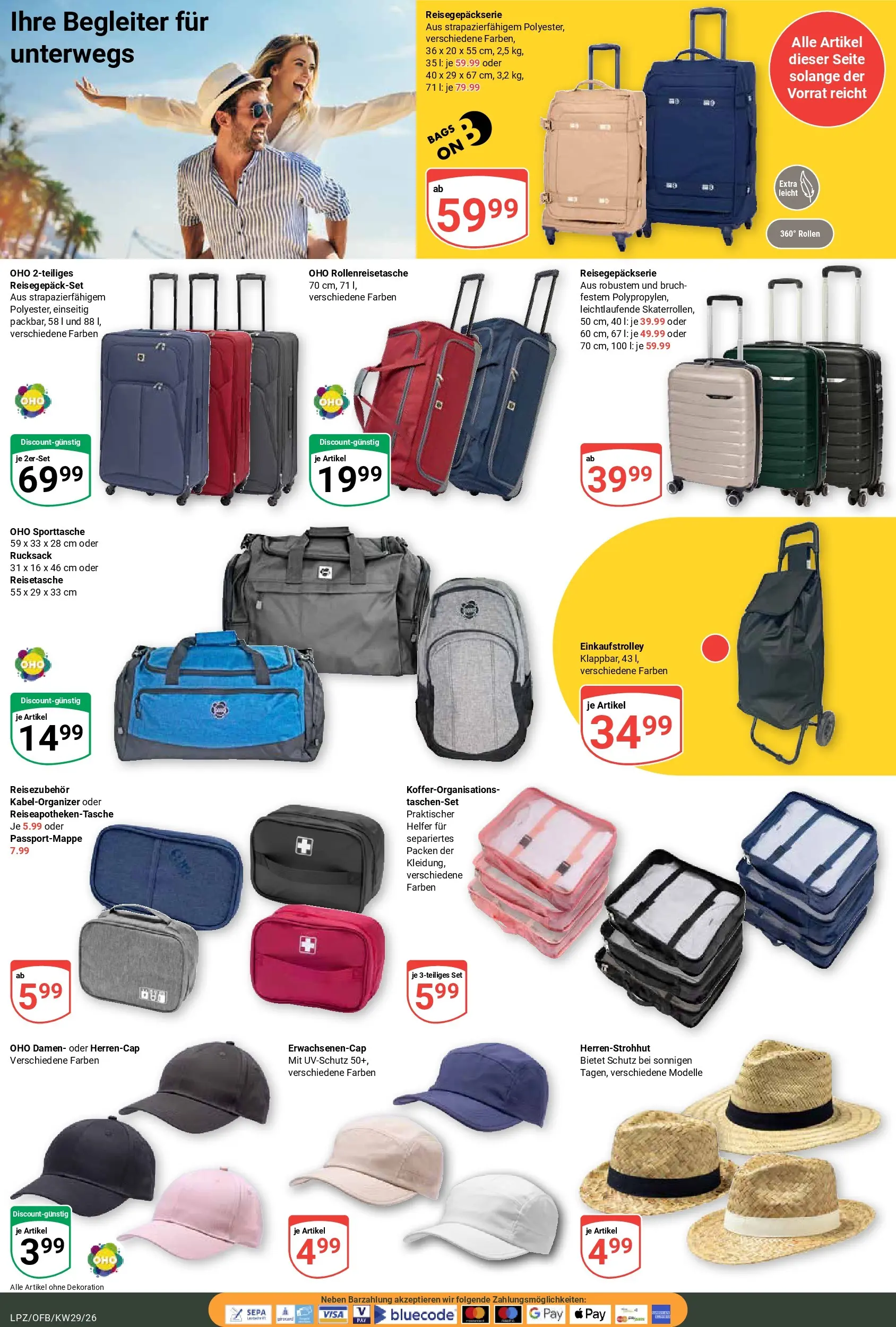 Globus Prospekt Leipzig (ab 13.07.2026) » Angebote online | Seite: 19 | Produkte: Rucksack, Reisetasche