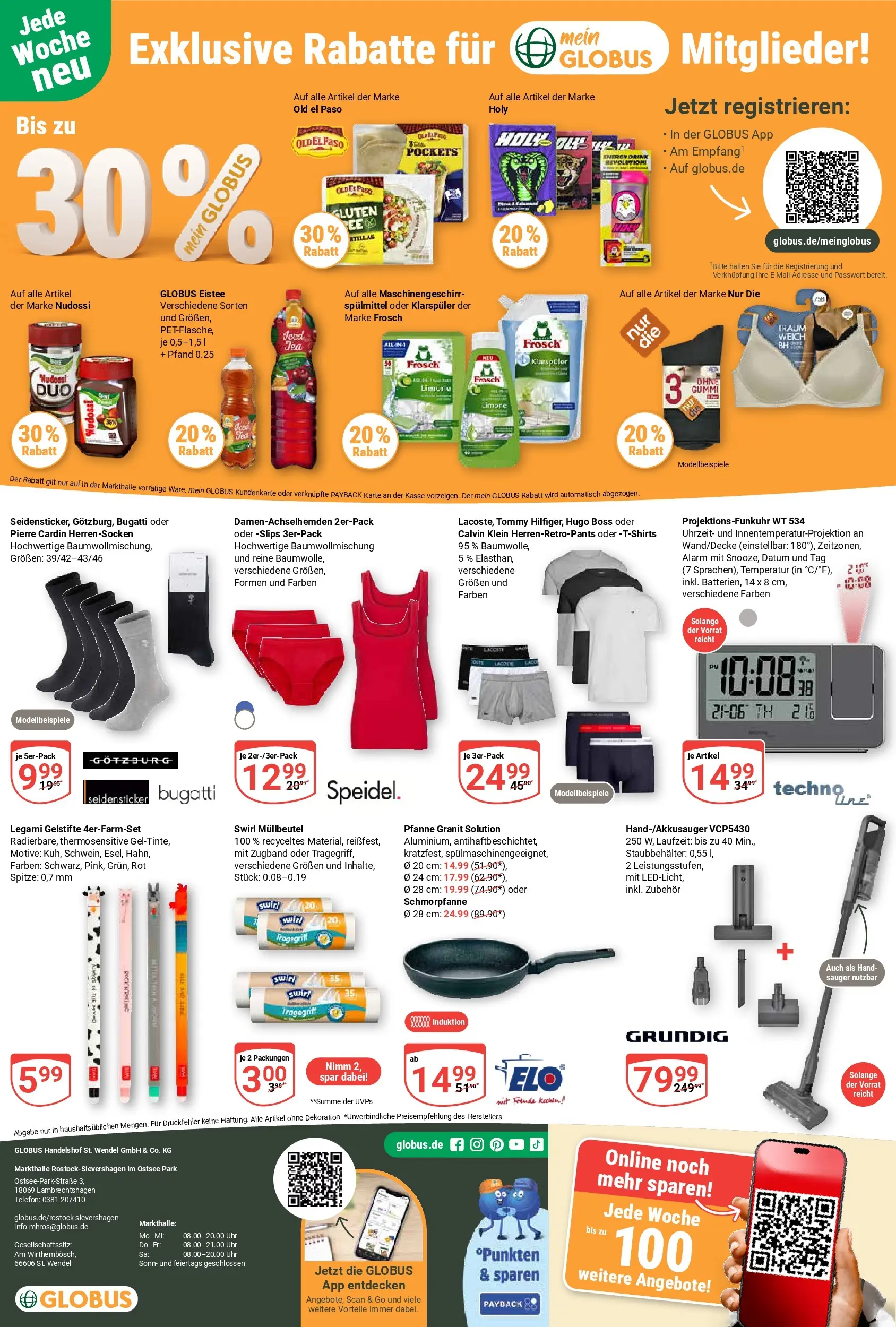 Globus Prospekt Lambrechtshagen (ab 13.07.2026) » Angebote online | Seite: 29 | Produkte: Energy, Klarspüler, Hugo, Telefon