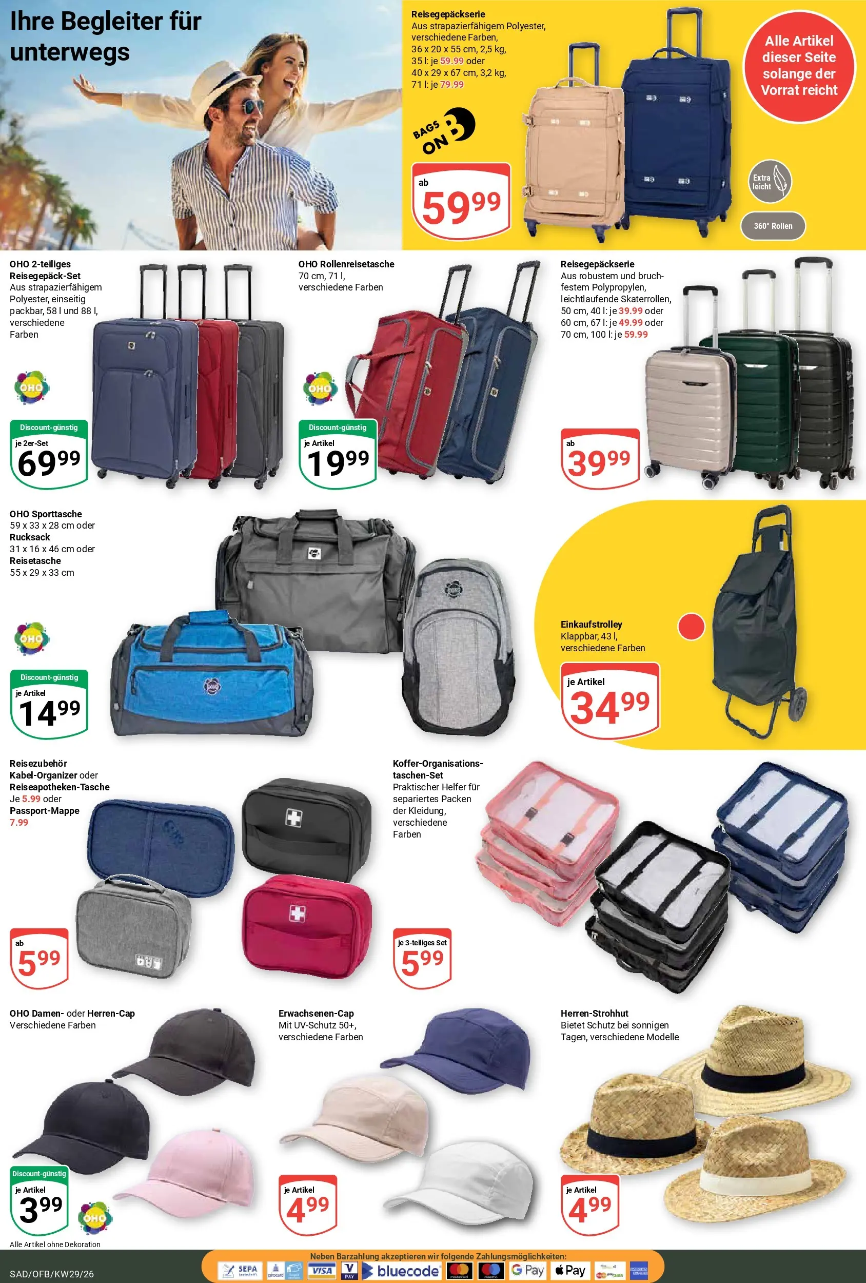 Globus Prospekt Schwandorf (ab 13.07.2026) » Angebote online | Seite: 19 | Produkte: Rucksack, Reisetasche