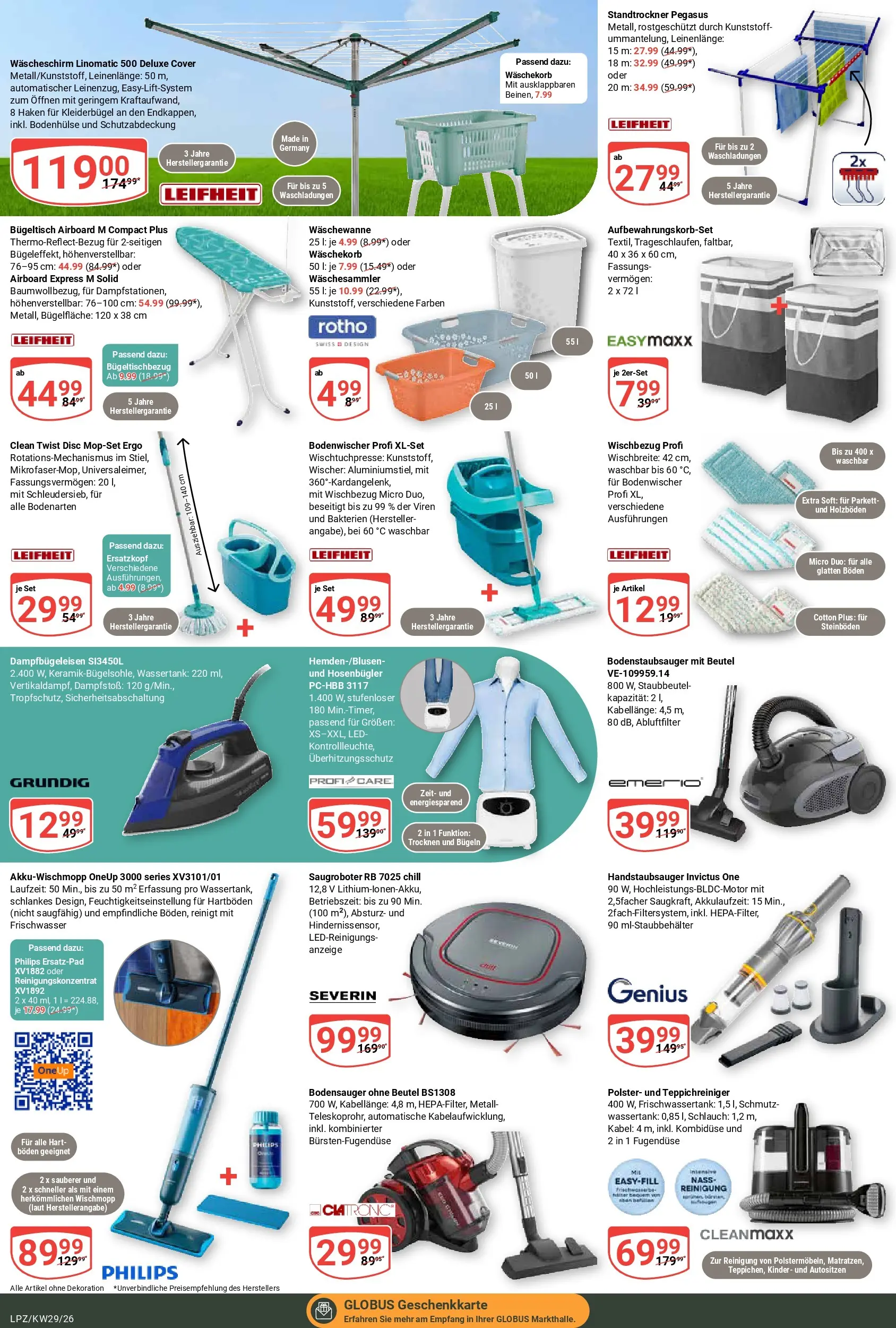 Globus Prospekt Leipzig (ab 13.07.2026) » Angebote online | Seite: 22 | Produkte: Kabel, Philips, Kleiderbügel