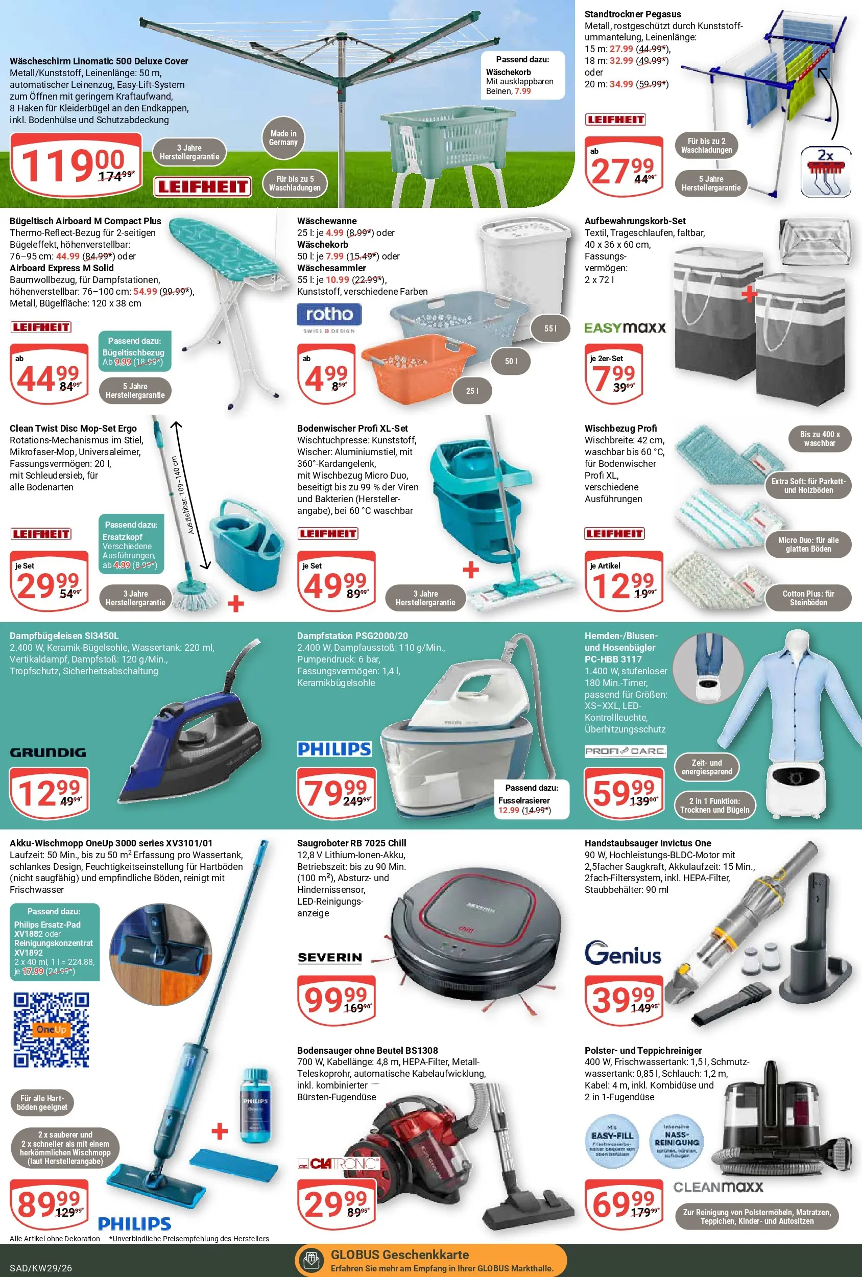Globus Prospekt Schwandorf (ab 13.07.2026) » Angebote online | Seite: 22 | Produkte: Kabel, Philips, Kleiderbügel