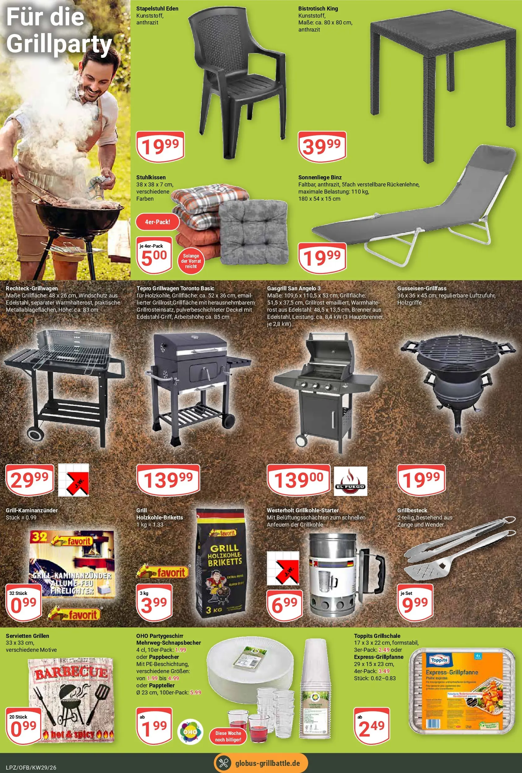 Globus Prospekt Leipzig (ab 13.07.2026) » Angebote online | Seite: 26 | Produkte: Grill