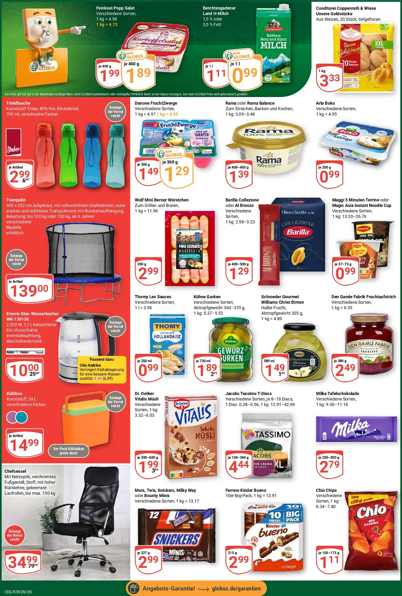 Globus Prospekt Isserstedt (ab 13.07.2026) » Angebote online | Seite: 2 | Produkte: Musli, Milka, Wasser, Chips