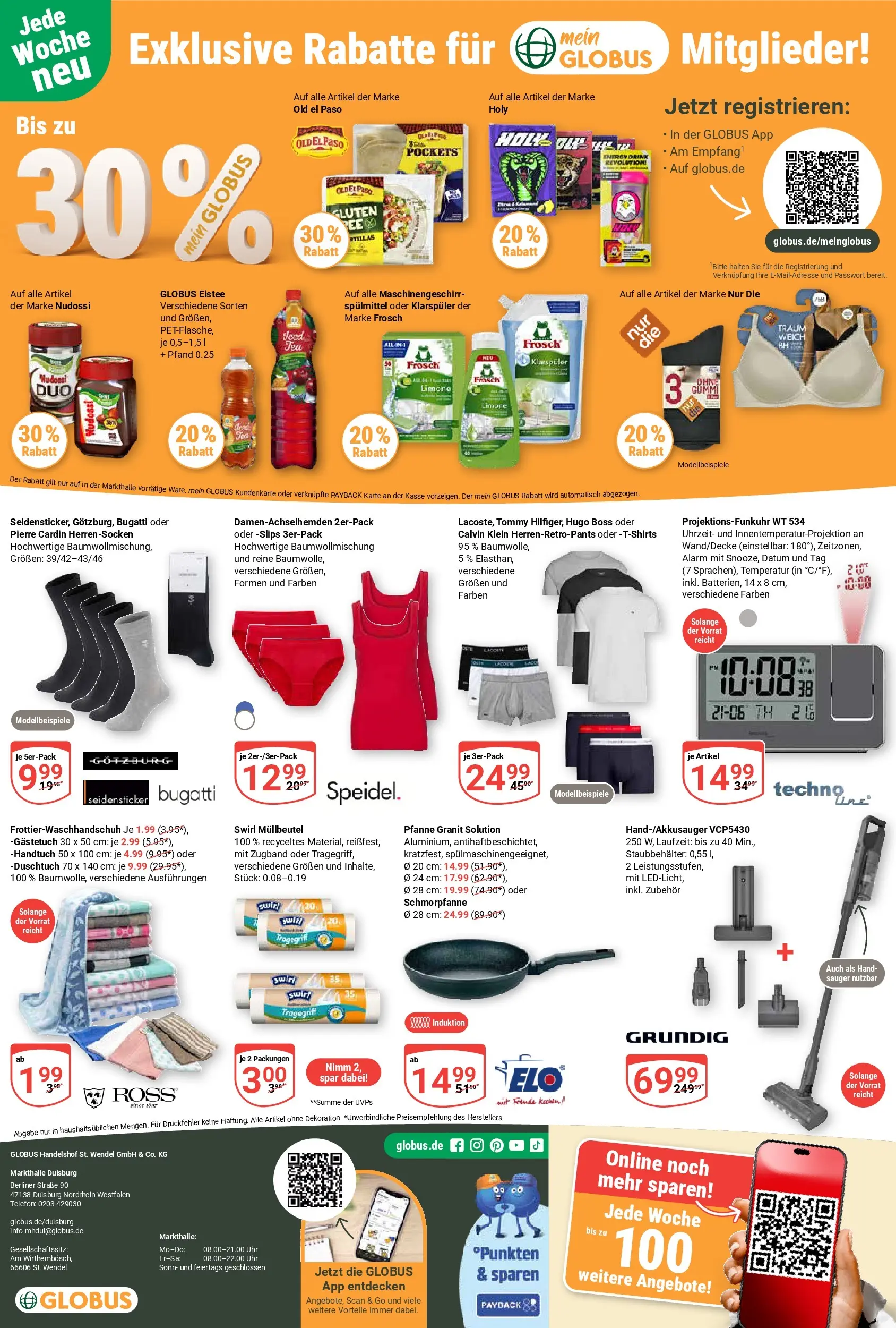 Globus Prospekt Duisburg (ab 13.07.2026) » Angebote online | Seite: 29 | Produkte: Energy, BH, Hugo, Telefon