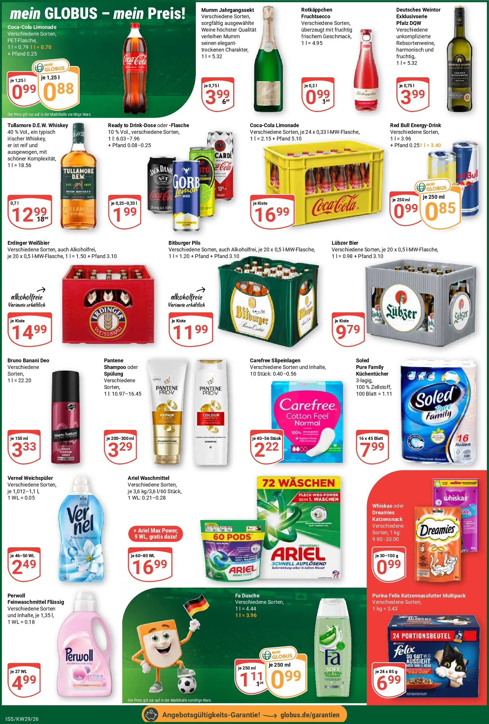 Globus Prospekt Isserstedt (ab 13.07.2026) » Angebote online | Seite: 3 | Produkte: Bier, Perwoll, Shampoo, Fruchtsecco