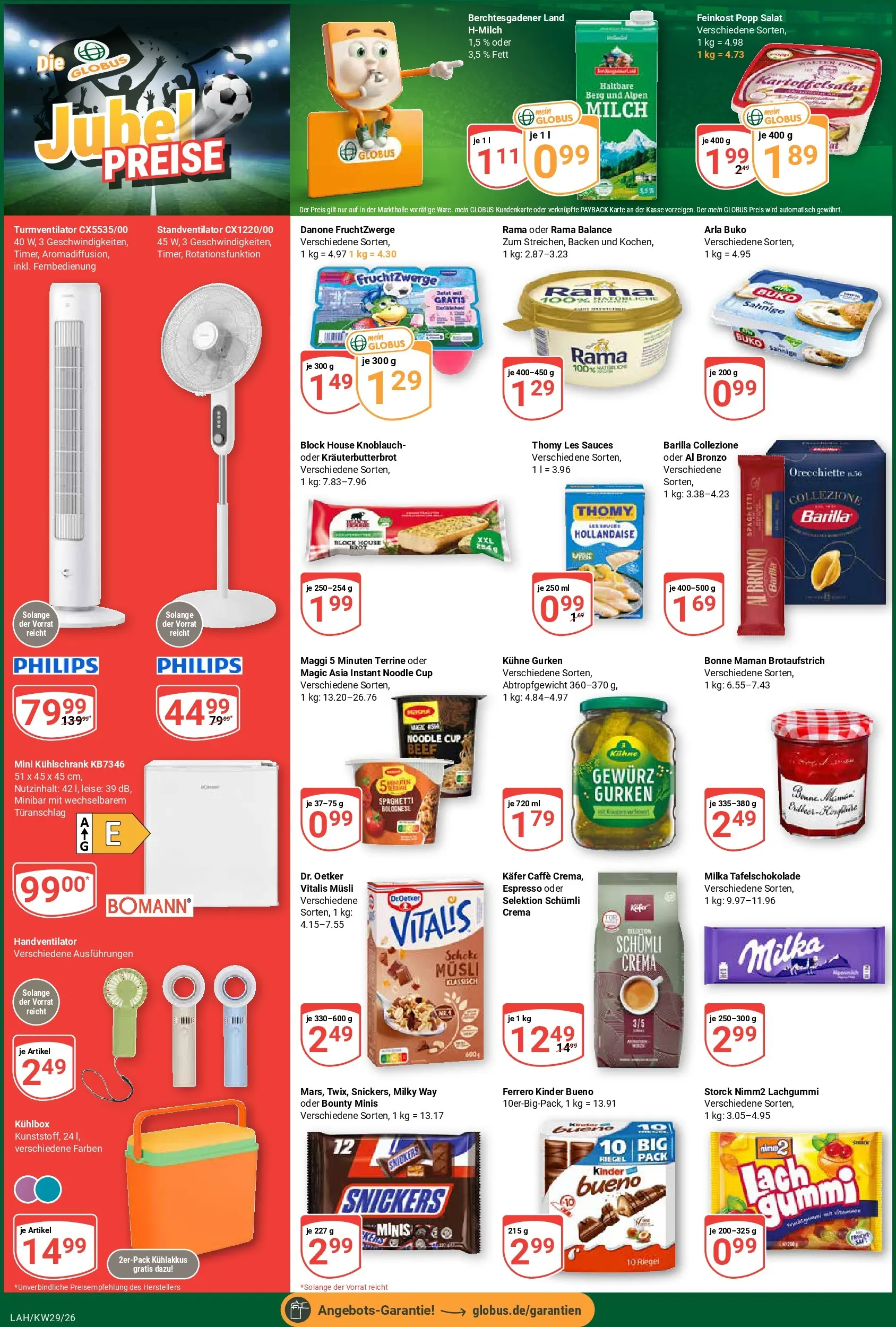 Globus Prospekt Lahnstein (ab 13.07.2026) » Angebote online | Seite: 2 | Produkte: Barilla, Kühlschrank, Mini kühlschrank, Bonne maman