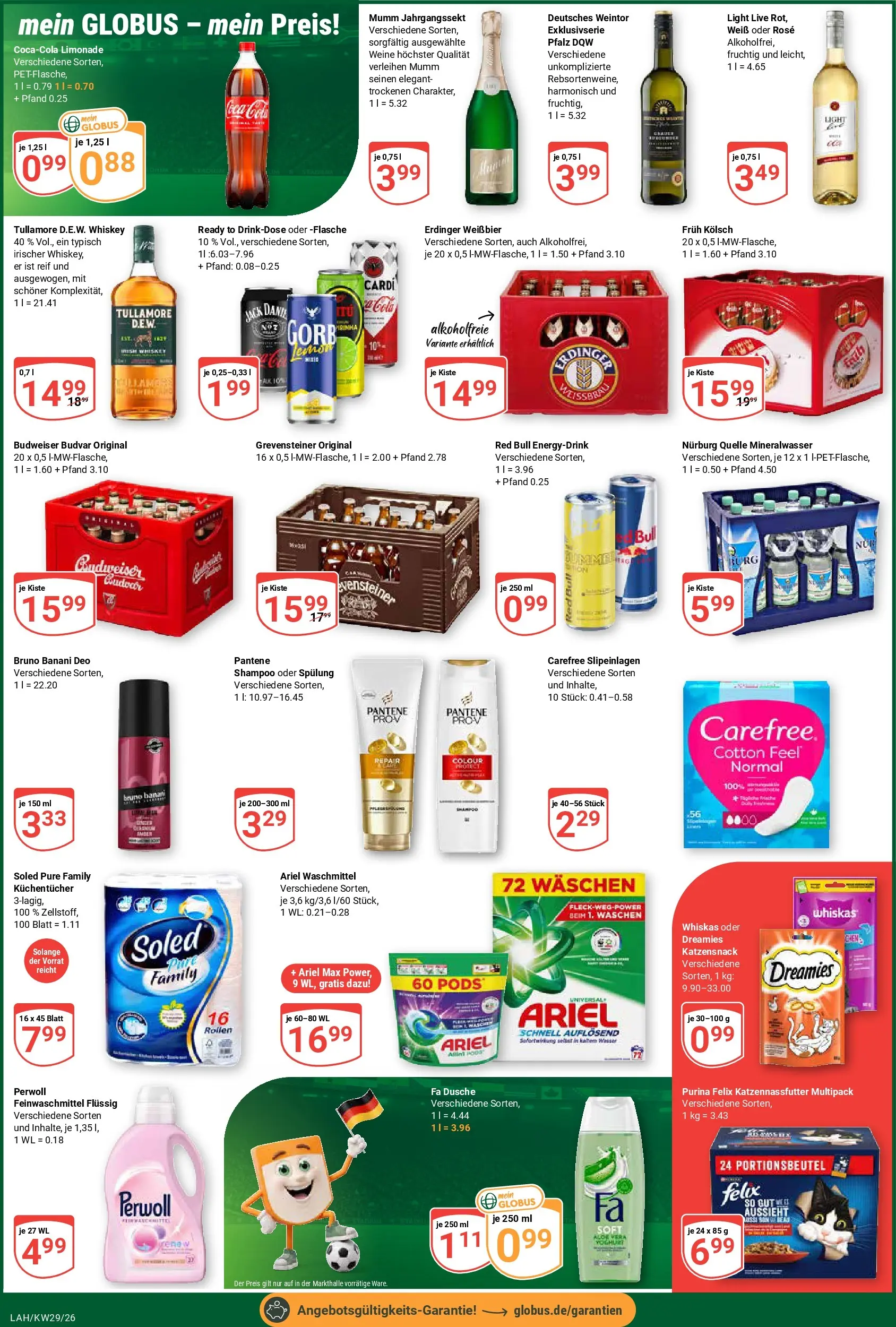 Globus Prospekt Lahnstein (ab 13.07.2026) » Angebote online | Seite: 5 | Produkte: Coca cola, Limonade, Shampoo, Budweiser