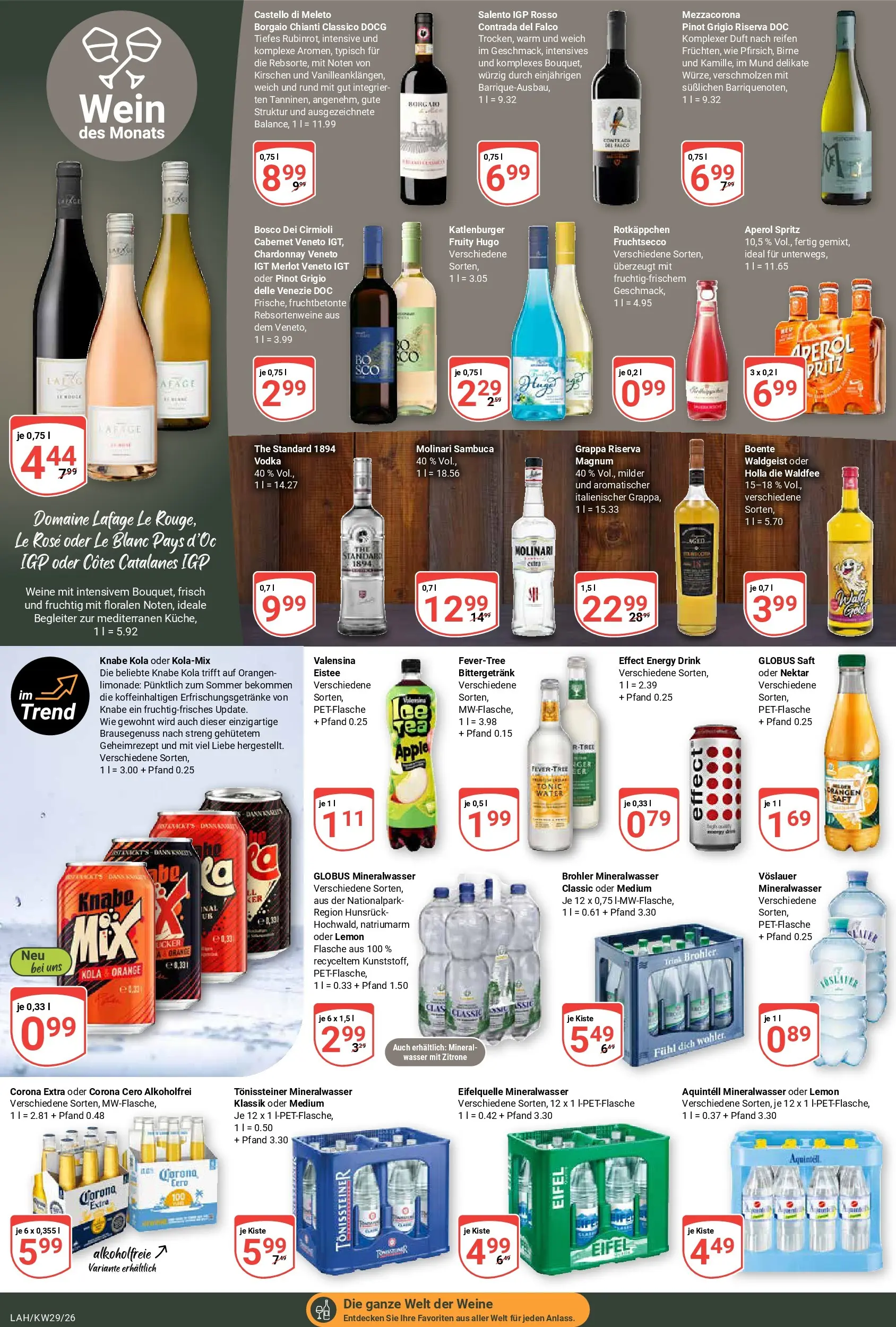 Globus Prospekt Lahnstein (ab 13.07.2026) » Angebote online | Seite: 15 | Produkte: Energy, Mineralwasser, Zitrone, Saft