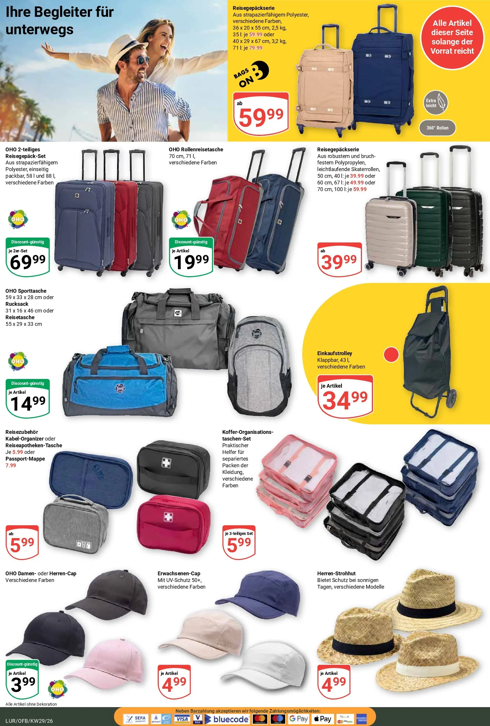 Globus Prospekt Hamburg (ab 13.07.2026) » Angebote online | Seite: 21 | Produkte: Rucksack, Reisetasche