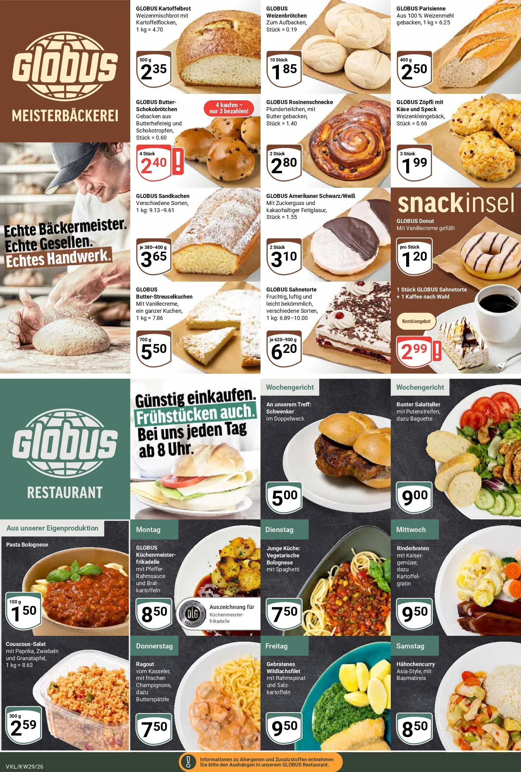 Globus Prospekt Völklingen (ab 13.07.2026) » Angebote online | Seite: 11 | Produkte: Käse, Küche, Kartoffeln, Pasta