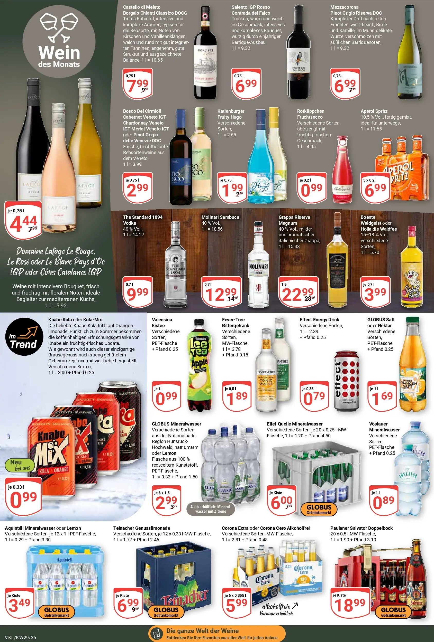 Globus Prospekt Völklingen (ab 13.07.2026) » Angebote online | Seite: 19 | Produkte: Fruchtsecco, Valensina, Birne, Saft
