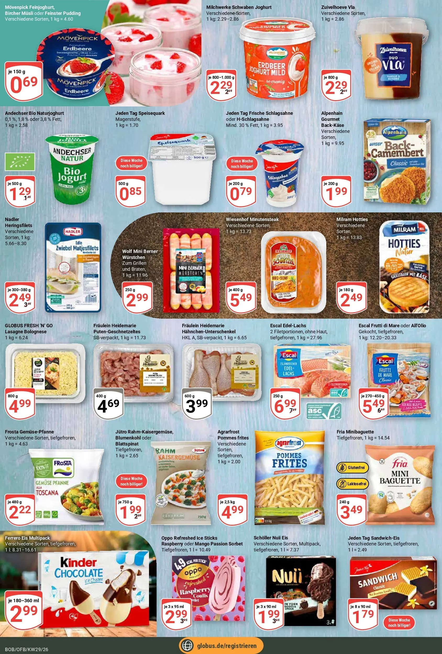Globus Prospekt Bobenheim-Roxheim (ab 13.07.2026) » Angebote online | Seite: 11 | Produkte: Joghurt, Lachs, Mango, Blumenkohl
