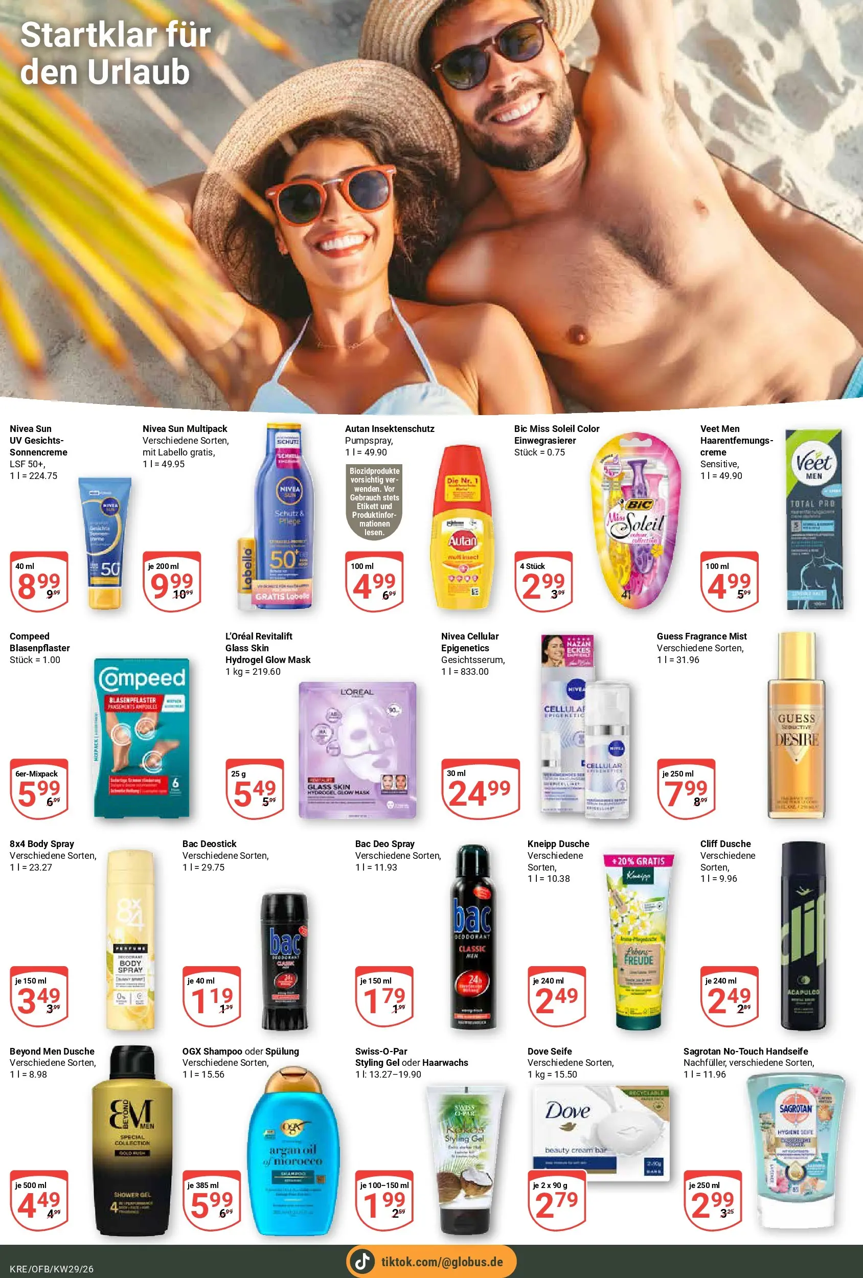 Globus Prospekt Krefeld (ab 13.07.2026) » Angebote online | Seite: 24 | Produkte: Shampoo, Spülung, Sonnencreme, Seife