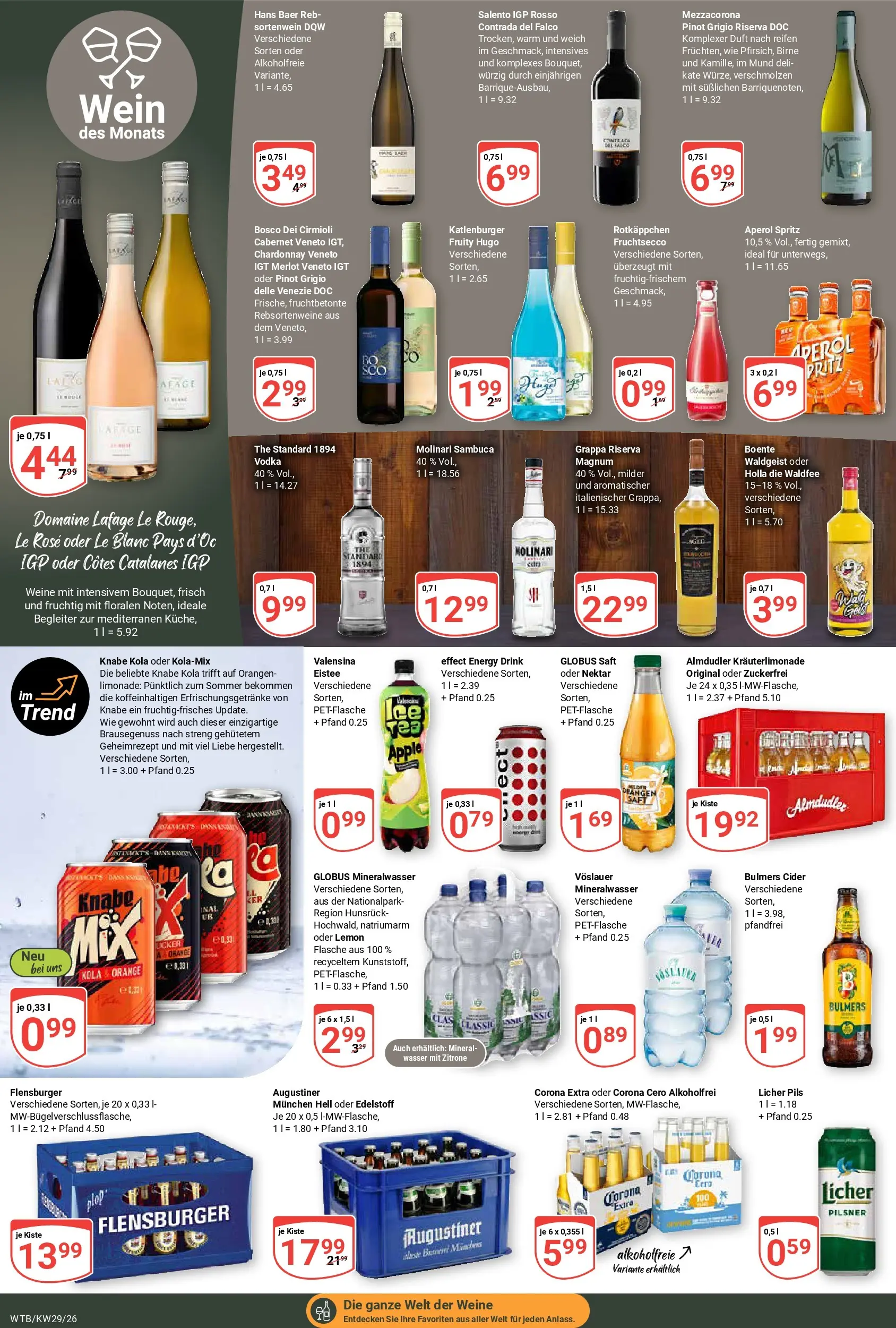 Globus Prospekt Wächtersbach (ab 13.07.2026) » Angebote online | Seite: 17 | Produkte: Pils, Duft, Wasser, Zitrone