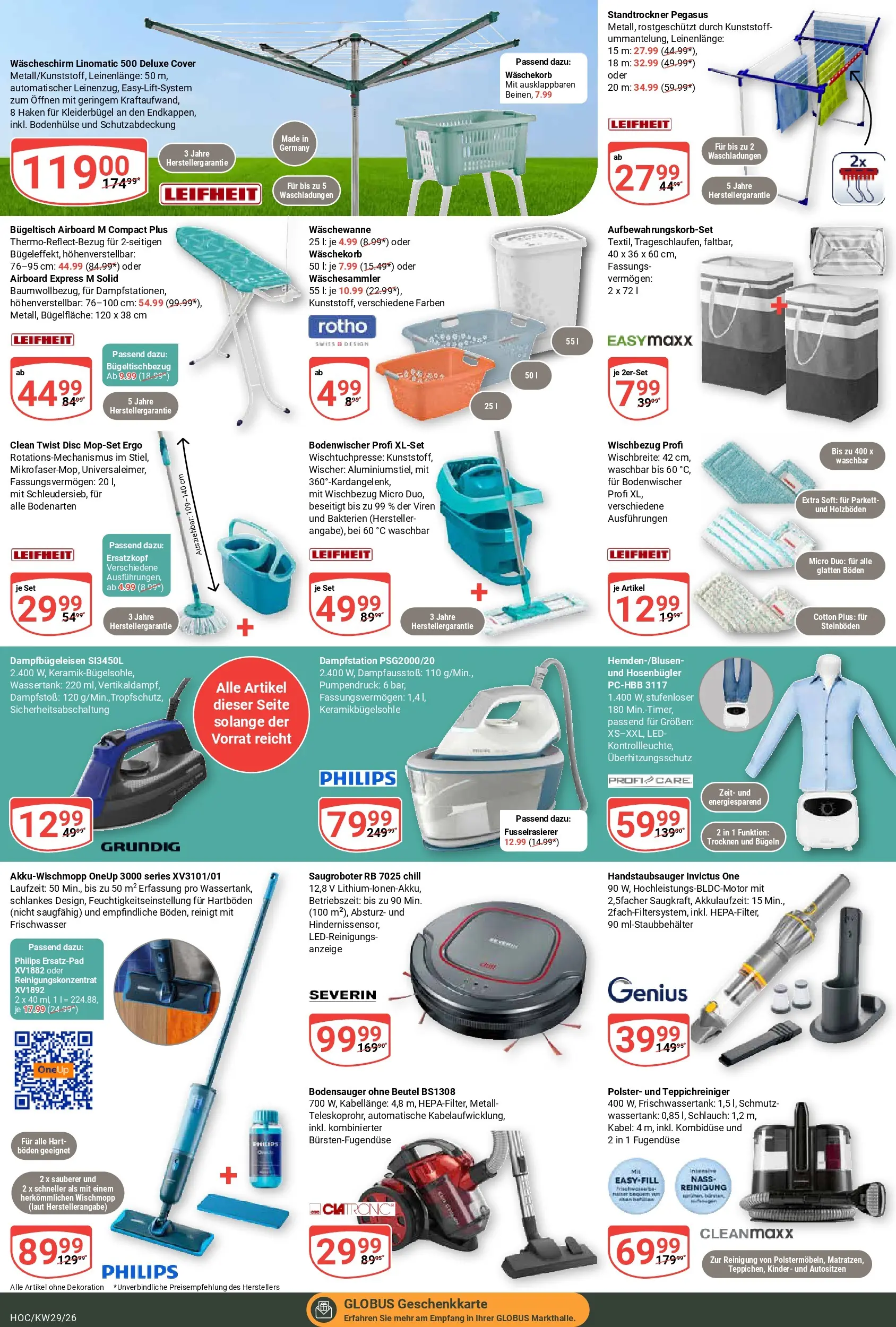 Globus Prospekt Hockenheim (ab 13.07.2026) » Angebote online | Seite: 22 | Produkte: Kabel, Philips, Kleiderbügel