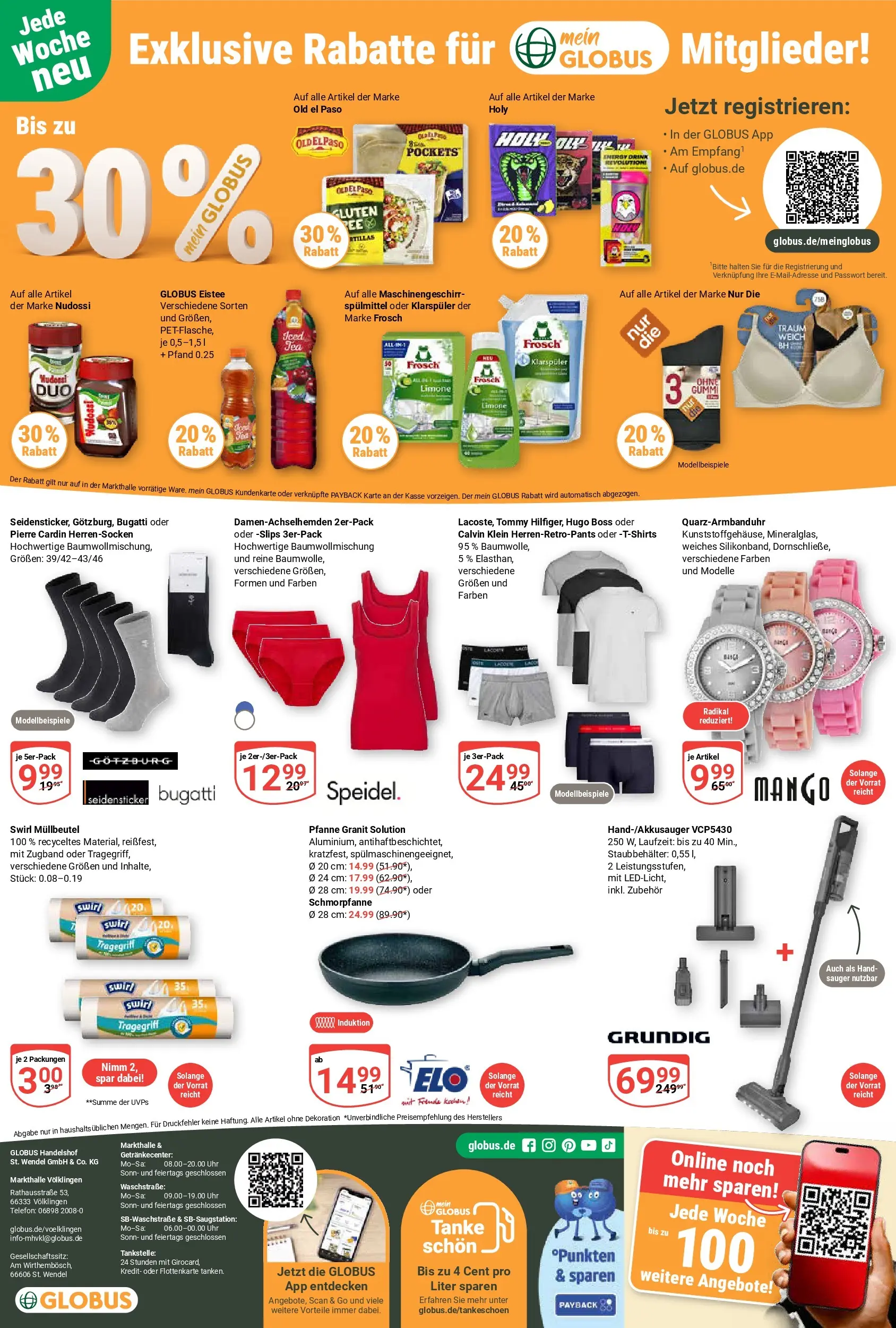 Globus Prospekt Völklingen (ab 13.07.2026) » Angebote online | Seite: 30 | Produkte: Energy, Fisch, Telefon, Uhr