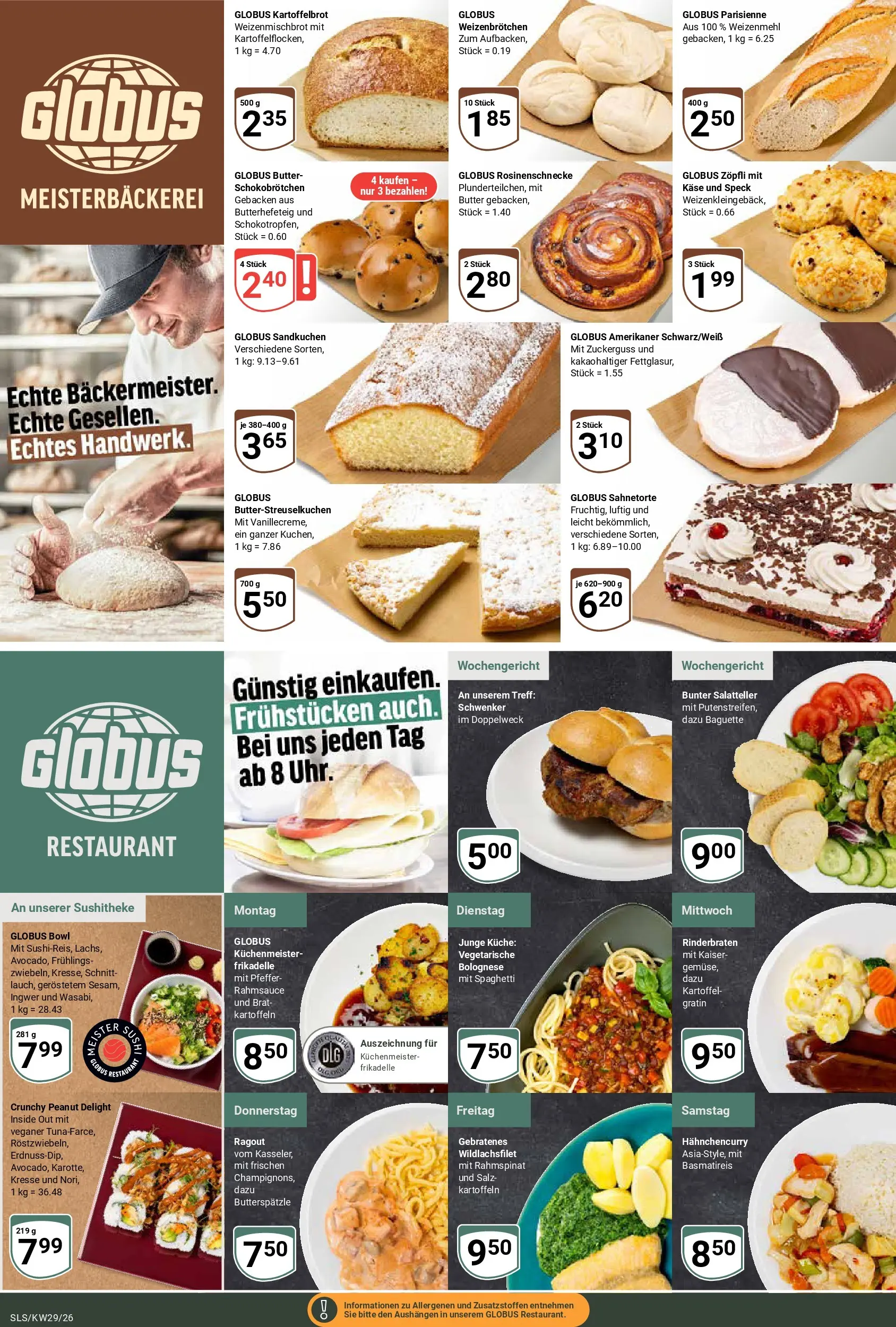 Globus Prospekt Saarlouis (ab 13.07.2026) » Angebote online | Seite: 7 | Produkte: Baguette, Weizenmehl, Kartoffeln, Pfeffer