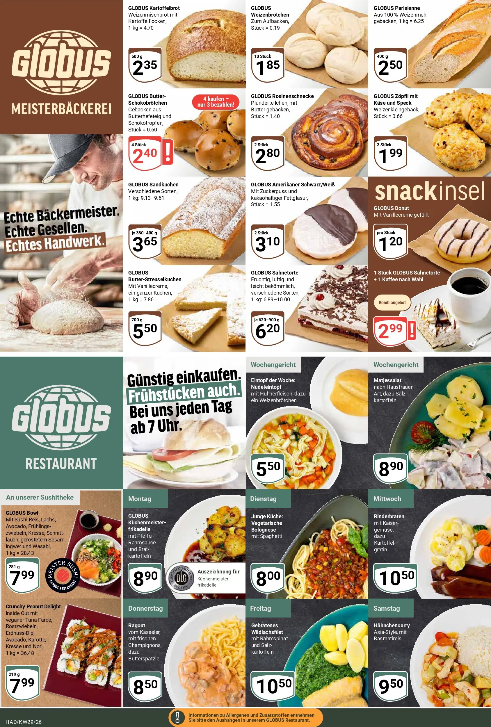 Globus Prospekt Halle (saale) (ab 13.07.2026) » Angebote online | Seite: 5 | Produkte: Butter, Weizenmehl, Salz, Pfeffer