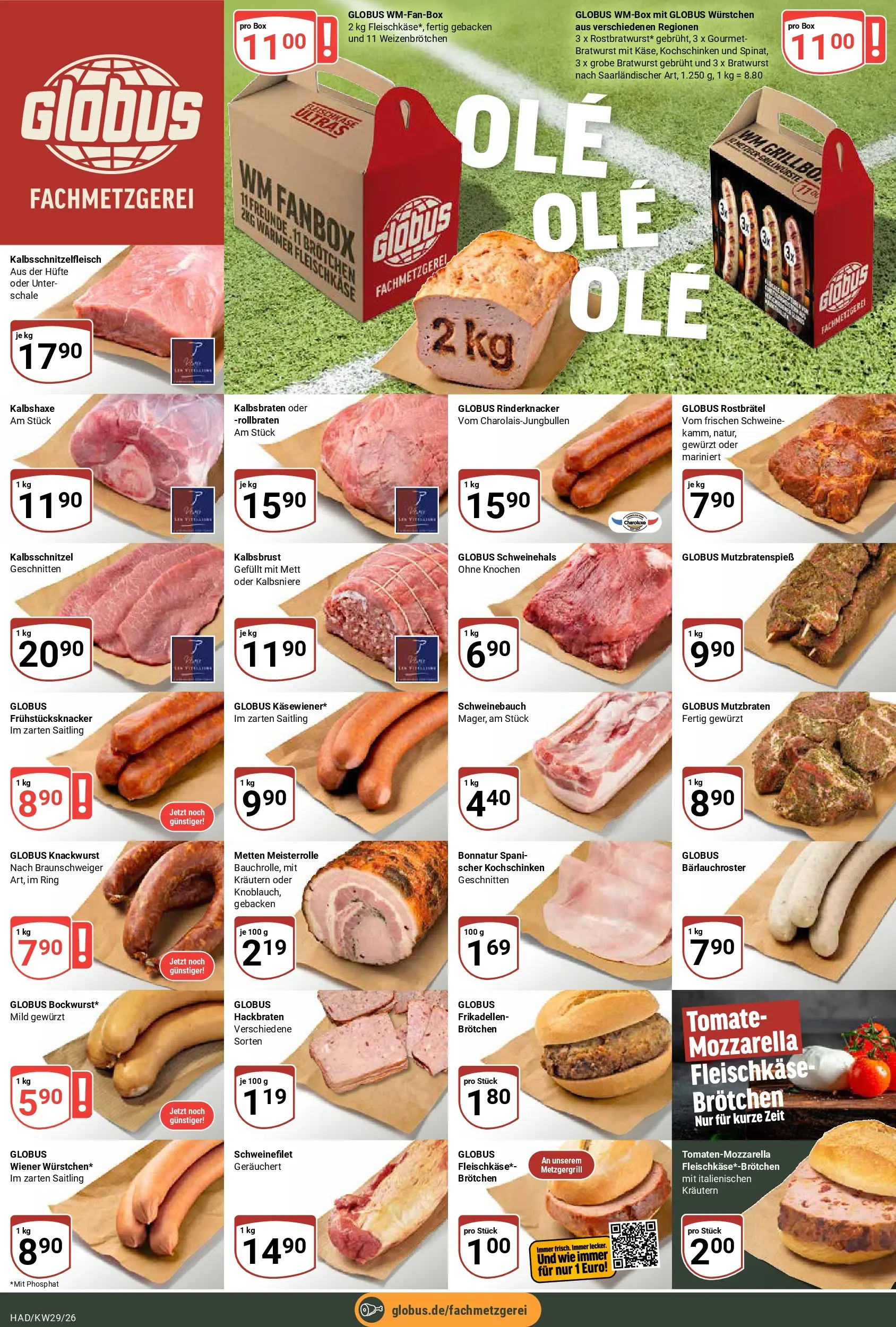 Globus Prospekt Halle (saale) (ab 13.07.2026) » Angebote online | Seite: 6 | Produkte: Schweinebauch, Box, Bratwurst, Schweinefilet