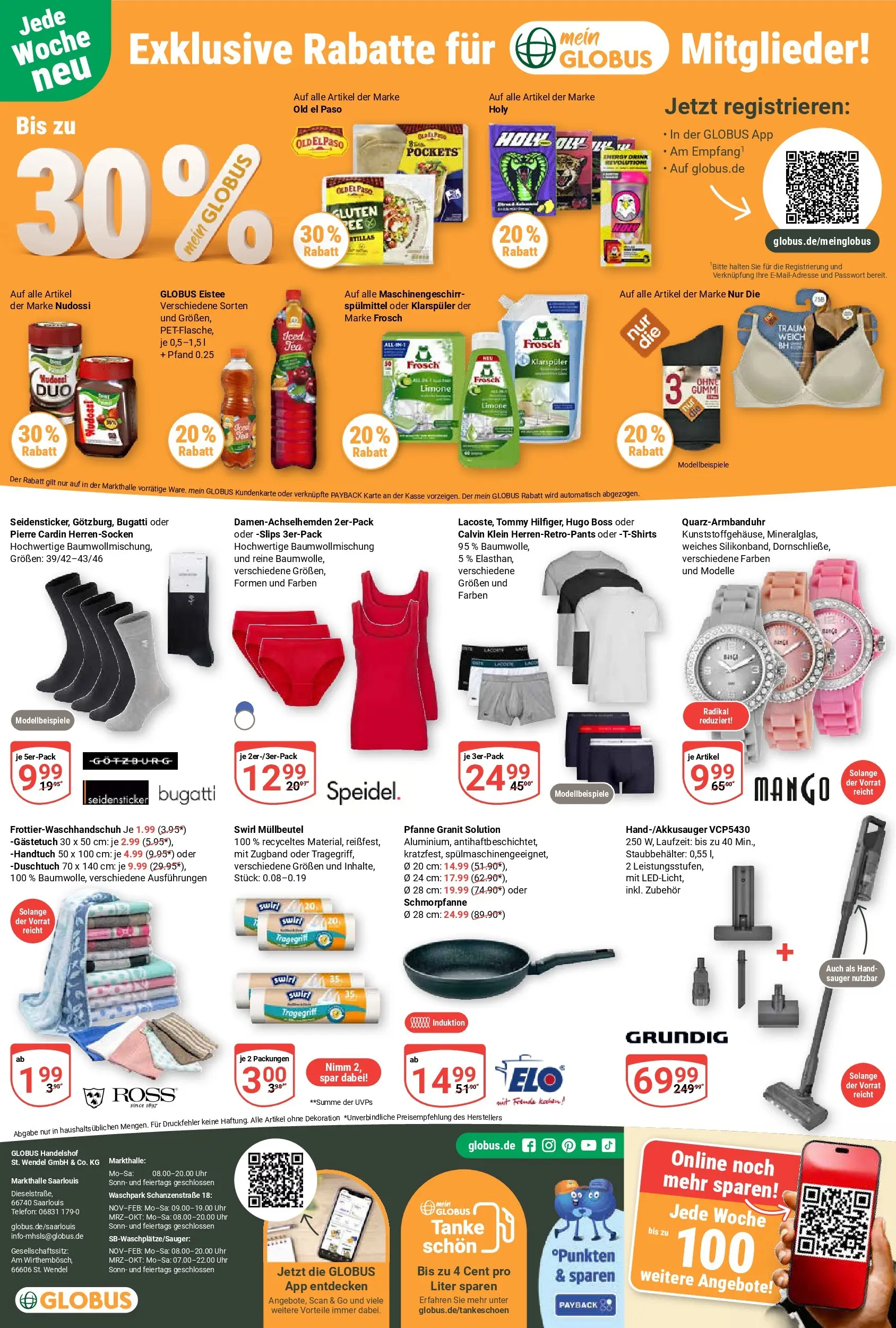 Globus Prospekt Saarlouis (ab 13.07.2026) » Angebote online | Seite: 27 | Produkte: Energy, Fisch, Mango, Hugo