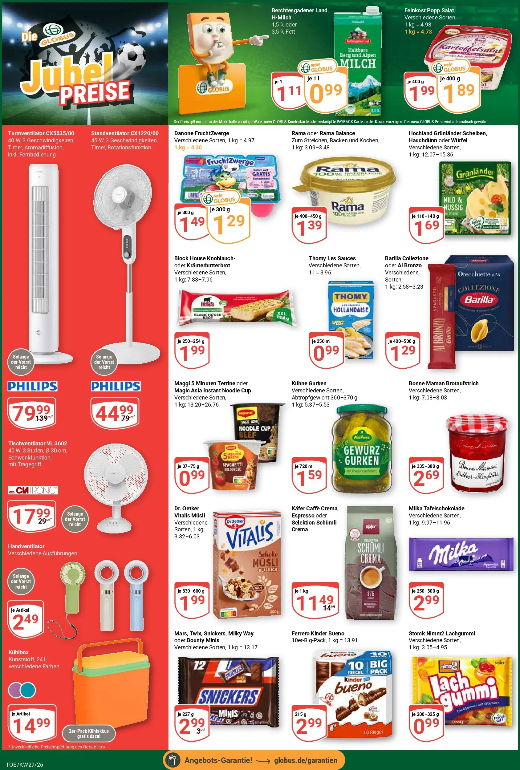 Globus Prospekt Tönisvorst (ab 13.07.2026) » Angebote online | Seite: 6 | Produkte: Philips, Brot, Gurken, Salat