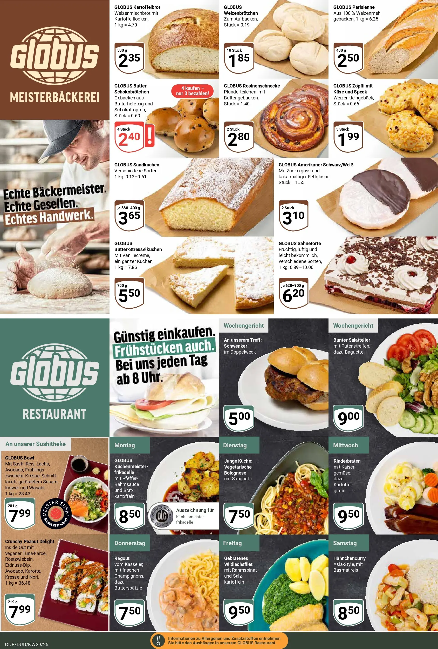 Globus Prospekt Saarbrücken-Dudweiler (ab 13.07.2026) » Angebote online | Seite: 11 | Produkte: Basmatireis, Küche, Baguette, Kartoffeln