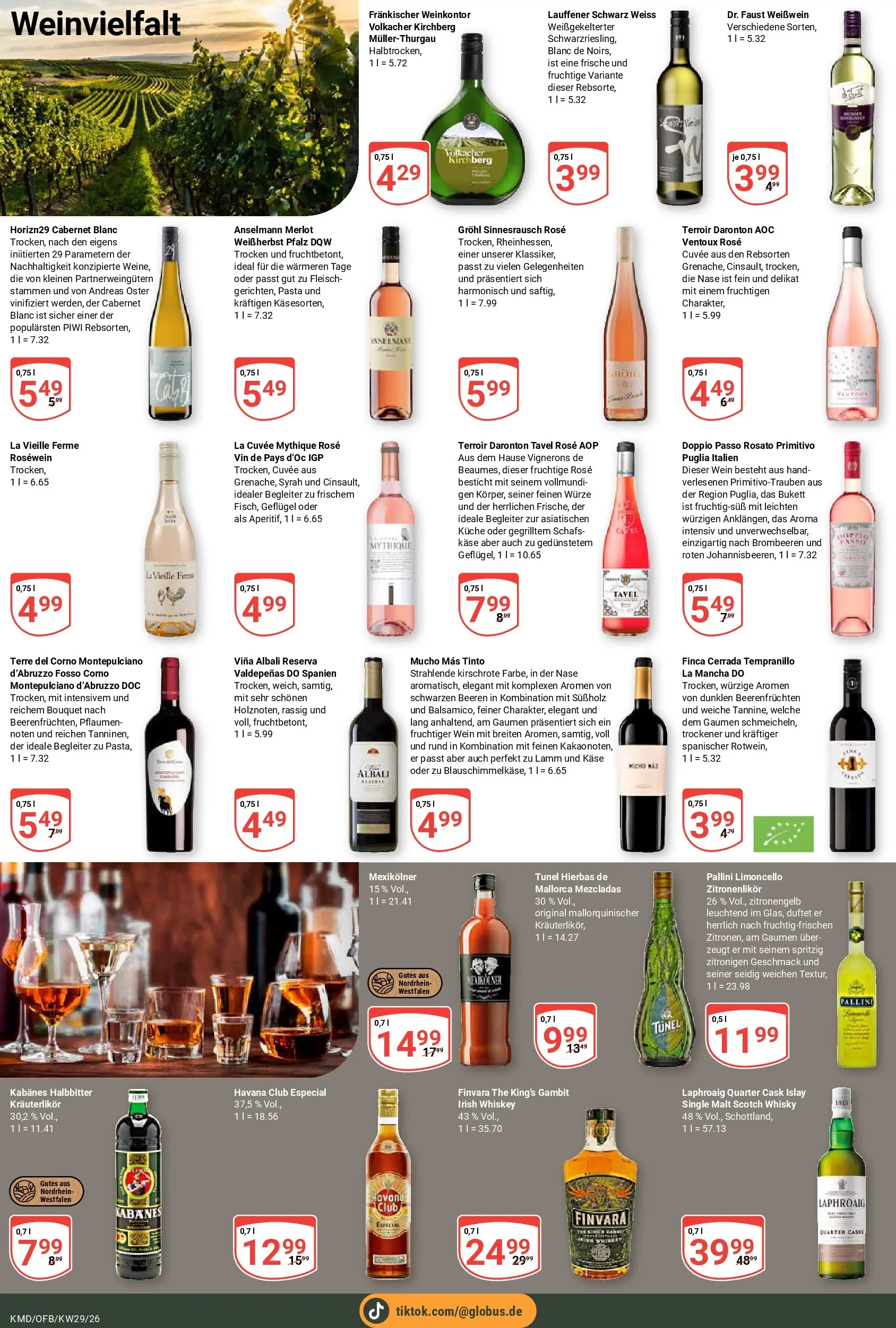 Globus Prospekt Köln (ab 13.07.2026) » Angebote online | Seite: 21 | Produkte: Havana club, Käse, Merlot, Wein