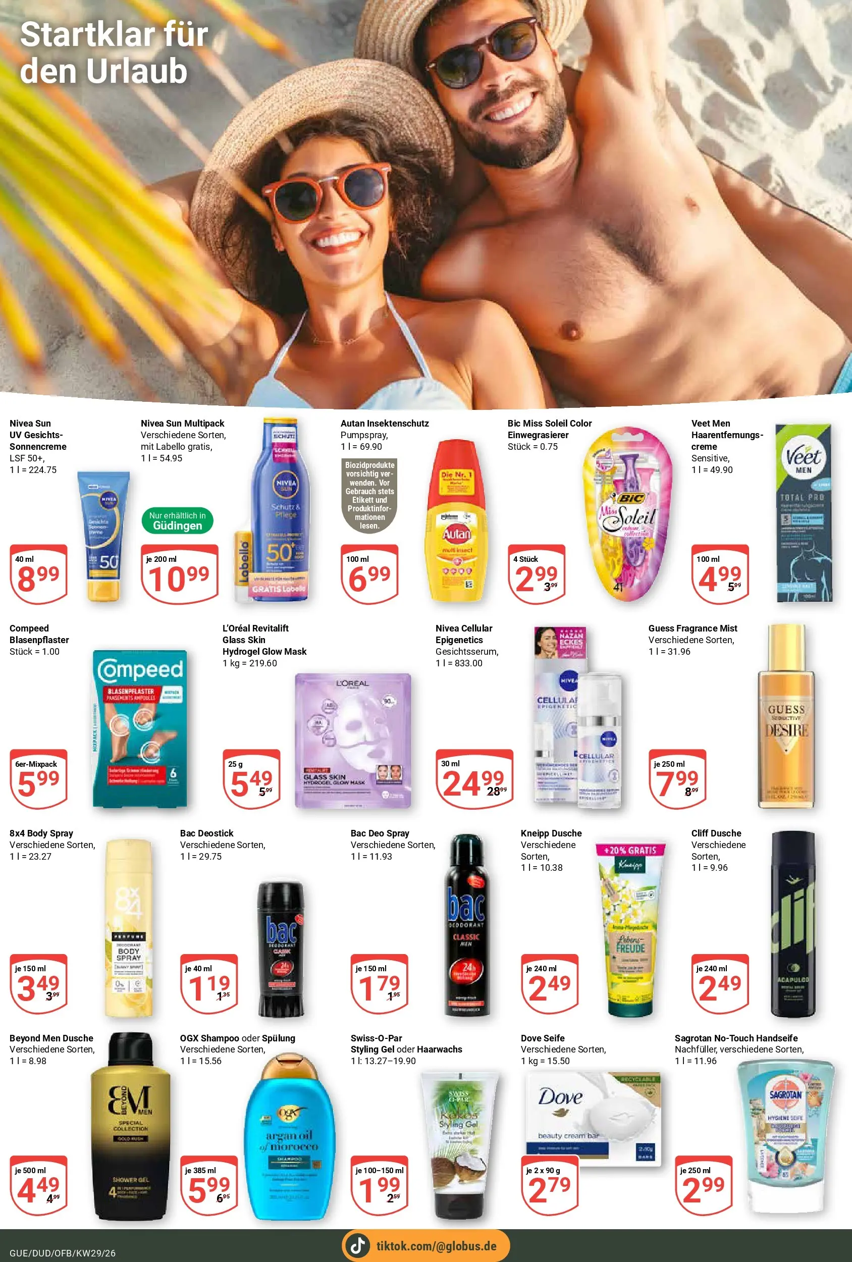 Globus Prospekt Saarbrücken-Dudweiler (ab 13.07.2026) » Angebote online | Seite: 21 | Produkte: Dusche, Shampoo, Creme, Deodorant