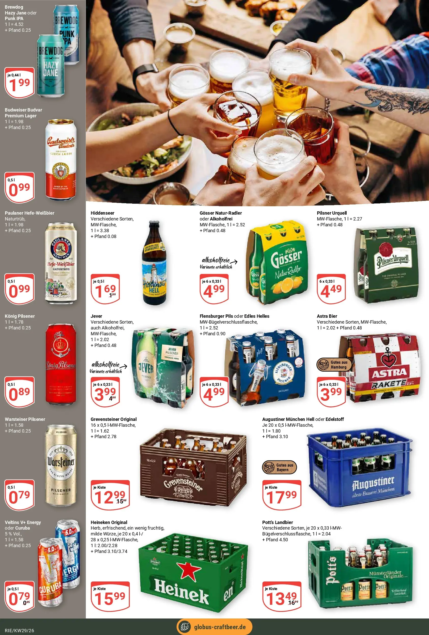 Globus Prospekt Bochum-Riemke (ab 13.07.2026) » Angebote online | Seite: 21 | Produkte: Konig pilsener, Energy, Pils, Veltins