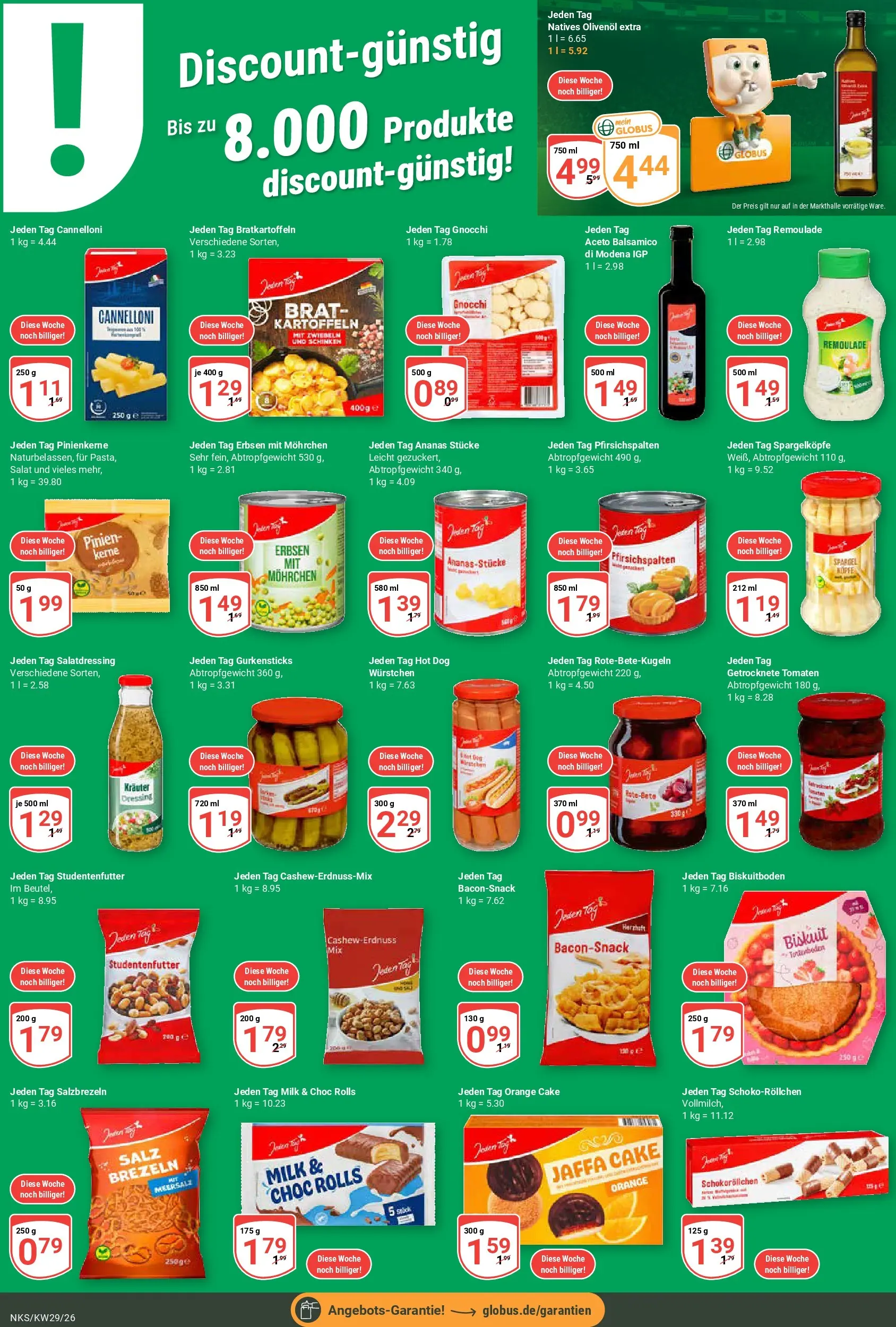 Globus Prospekt Neunkirchen (ab 13.07.2026) » Angebote online | Seite: 6 | Produkte: Kartoffeln, Schinken, Salat, Erbsen