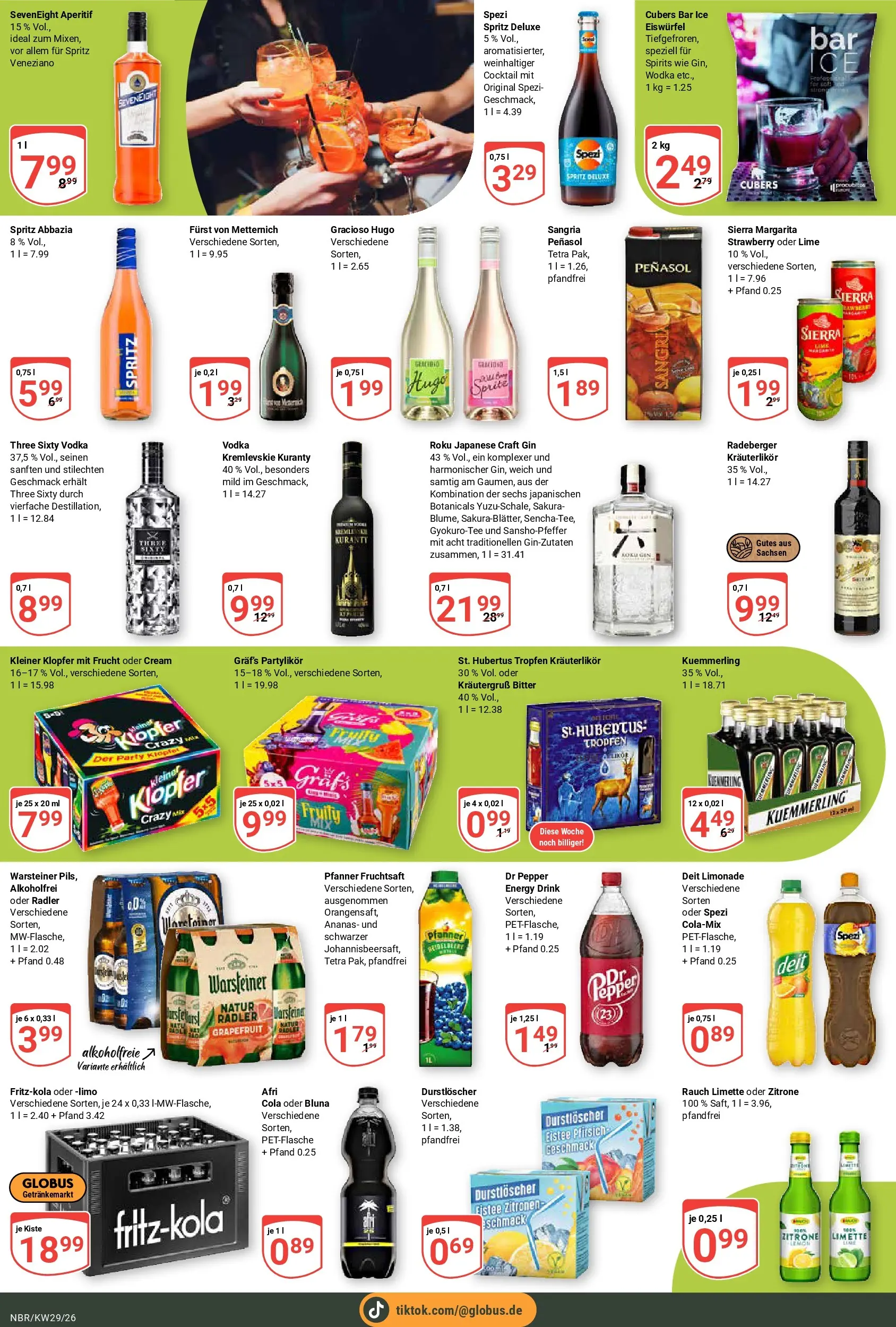 Globus Prospekt Neubrandenburg (ab 13.07.2026) » Angebote online | Seite: 19 | Produkte: Furst von metternich, Cola, Energy, Ananas