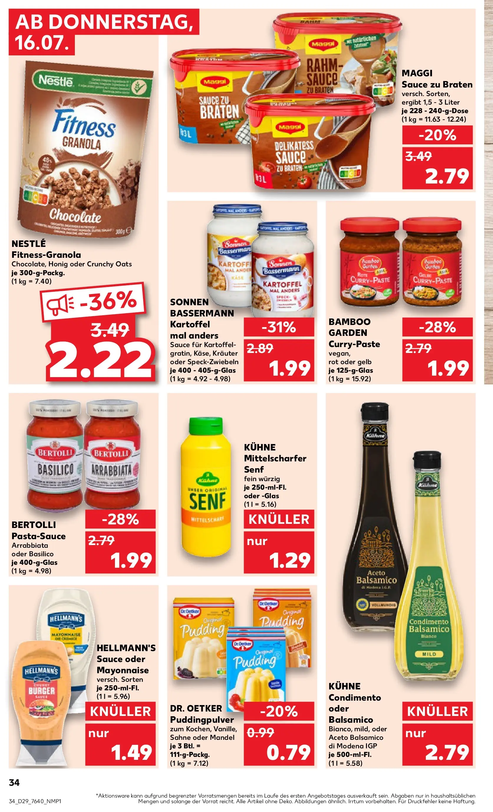 Prospekt Kaufland ab 12.07.2026 ยป Angebote und Werbung Online | Seite: 43 | Produkte: Balsamico, Burger, Mayonnaise, Sahne Prospekt Kaufland ab 12.07.2026 ยป Angebote Online zum Blรคttern | Seite: 43 | Produkte: Balsamico, Burger, Mayonnaise, Sahne