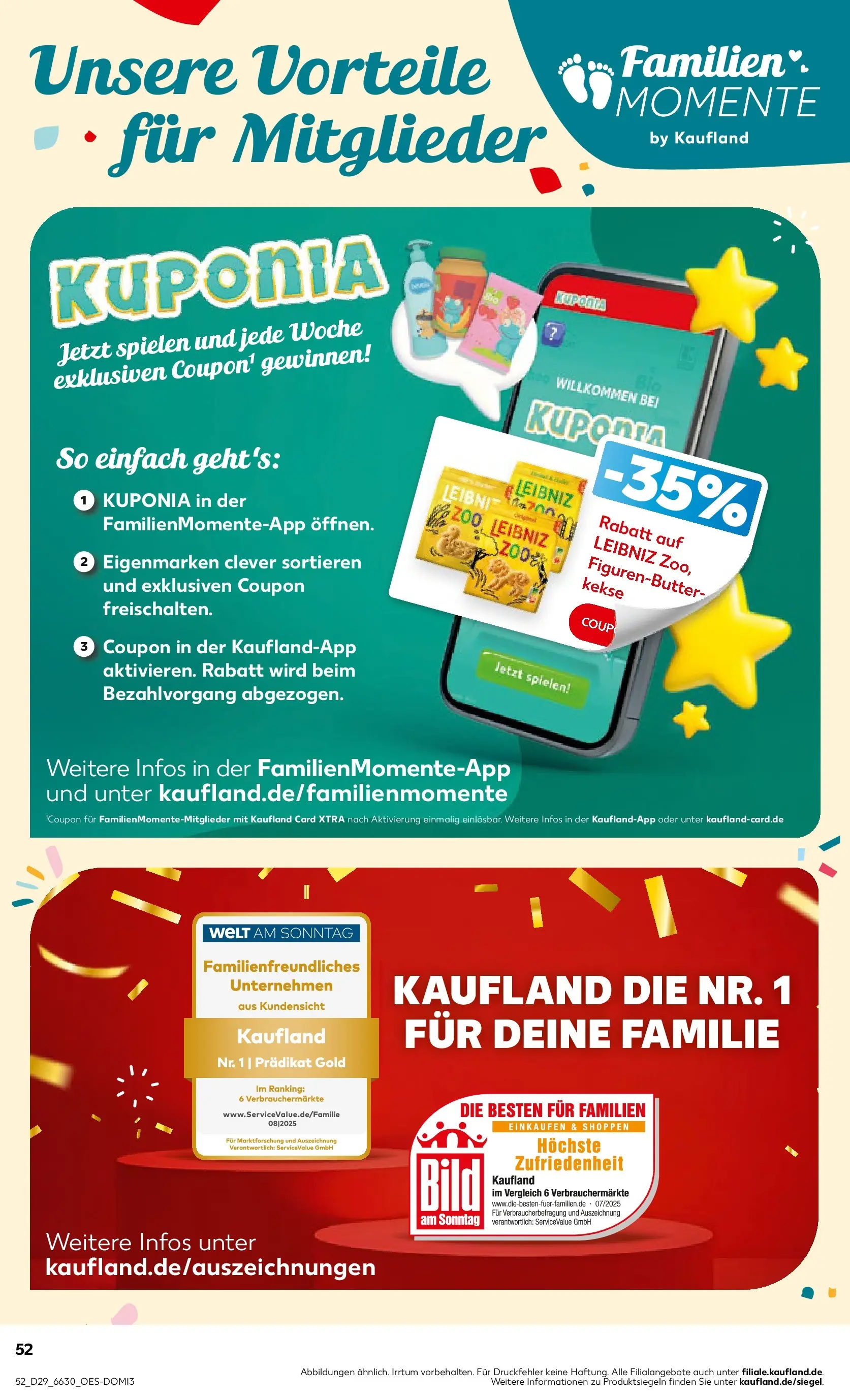 Prospekt Kaufland ab 15.07.2026 » Angebote Online zum Blättern | Seite: 52 | Produkte: Kekse