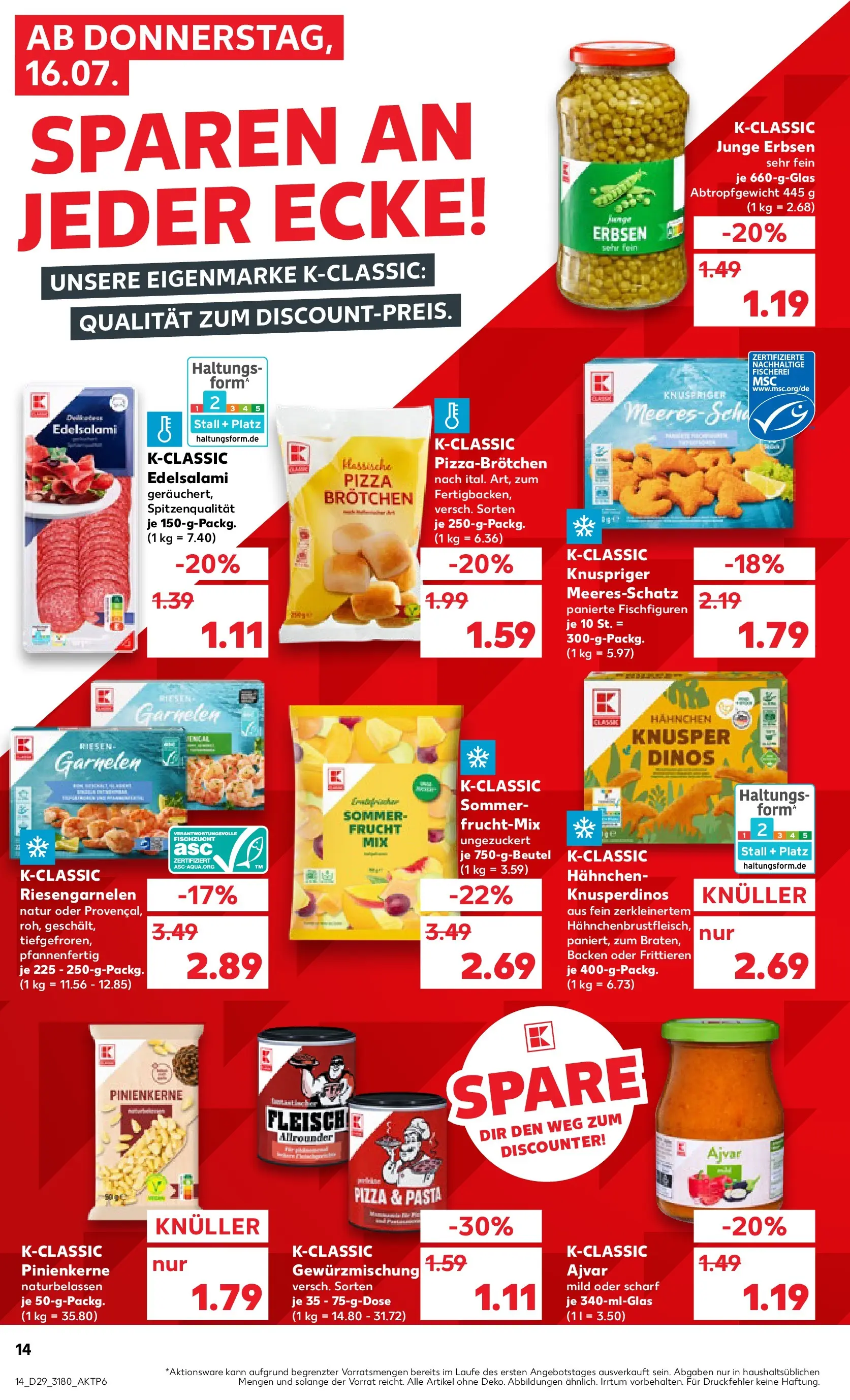 Prospekt Kaufland ab 13.07.2026 ยป Angebote und Werbung Online | Seite: 23 | Produkte: Hahnchen, Pasta, Pizza, Uhr Prospekt Kaufland ab 13.07.2026 ยป Angebote Online zum Blรคttern | Seite: 23 | Produkte: Hahnchen, Pasta, Pizza, Uhr