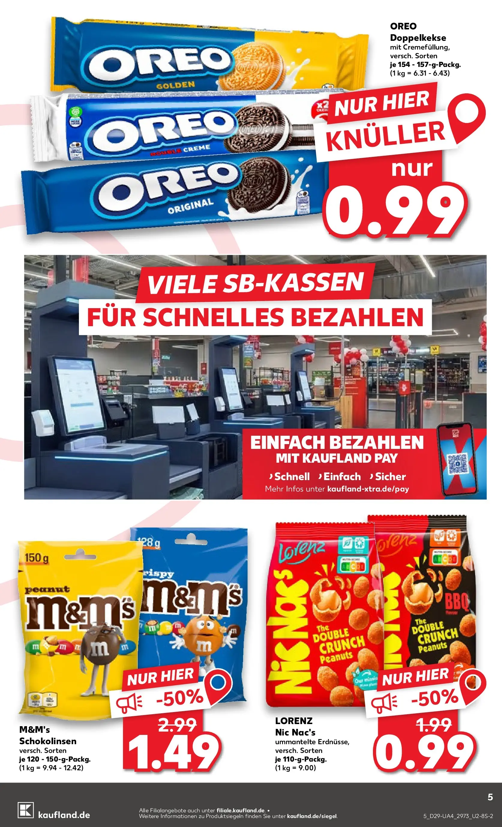Prospekt Kaufland ab 16.07.2026 » Angebote Online zum Blättern | Seite: 5 | Produkte: M&M's, Creme