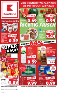 Kaufland Prospekt Leer (Ostfriesland) ab 16.07.2026 gültig