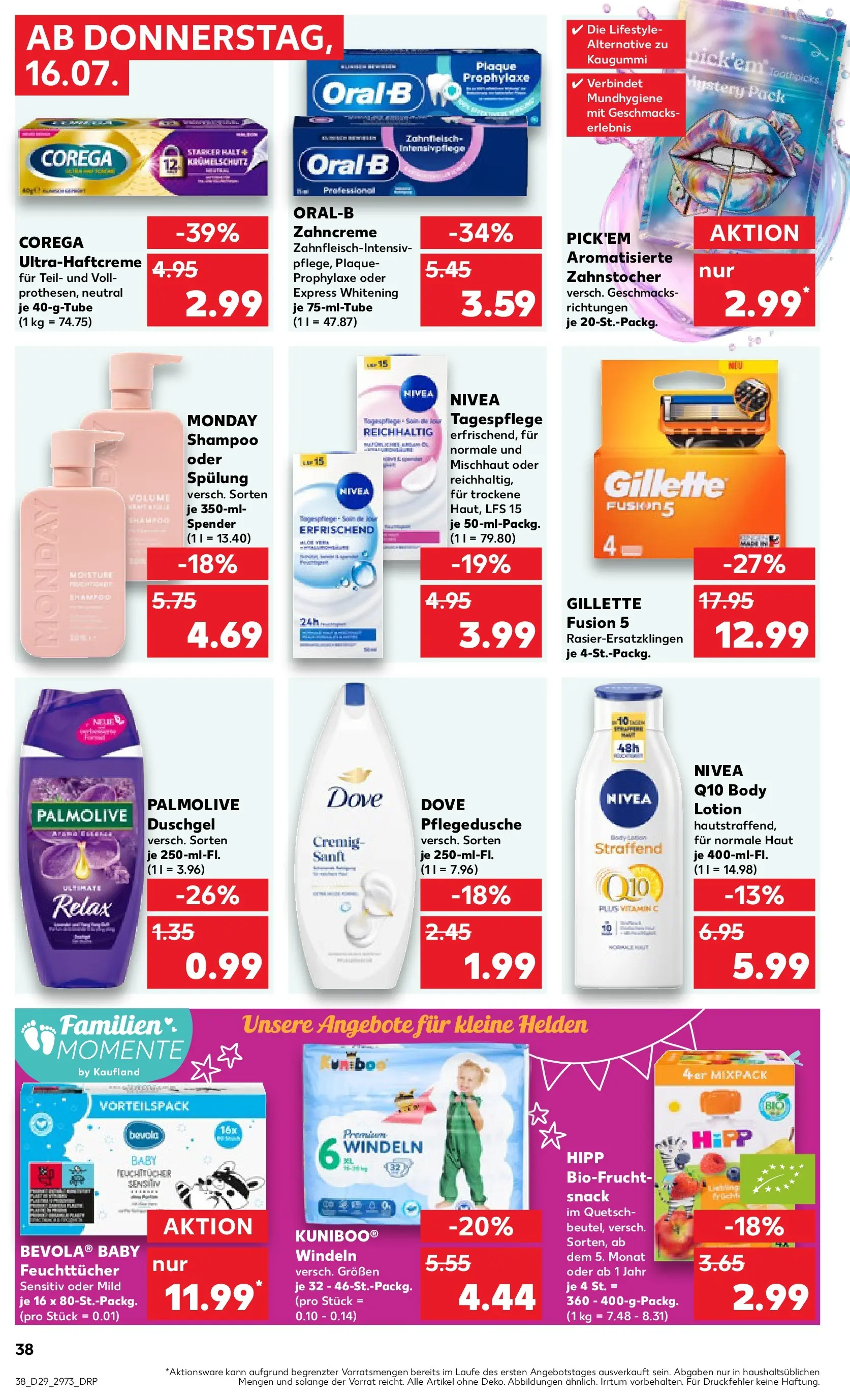 Prospekt Kaufland ab 16.07.2026 » Angebote Online zum Blättern | Seite: 46 | Produkte: Shampoo, Spülung, Duschgel