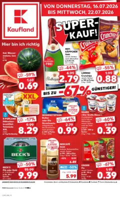 Kaufland Prospekt Sömmerda ab 16.07.2026 gültig Kaufland Prospekt Sömmerda ab 16.07.2026 gültig